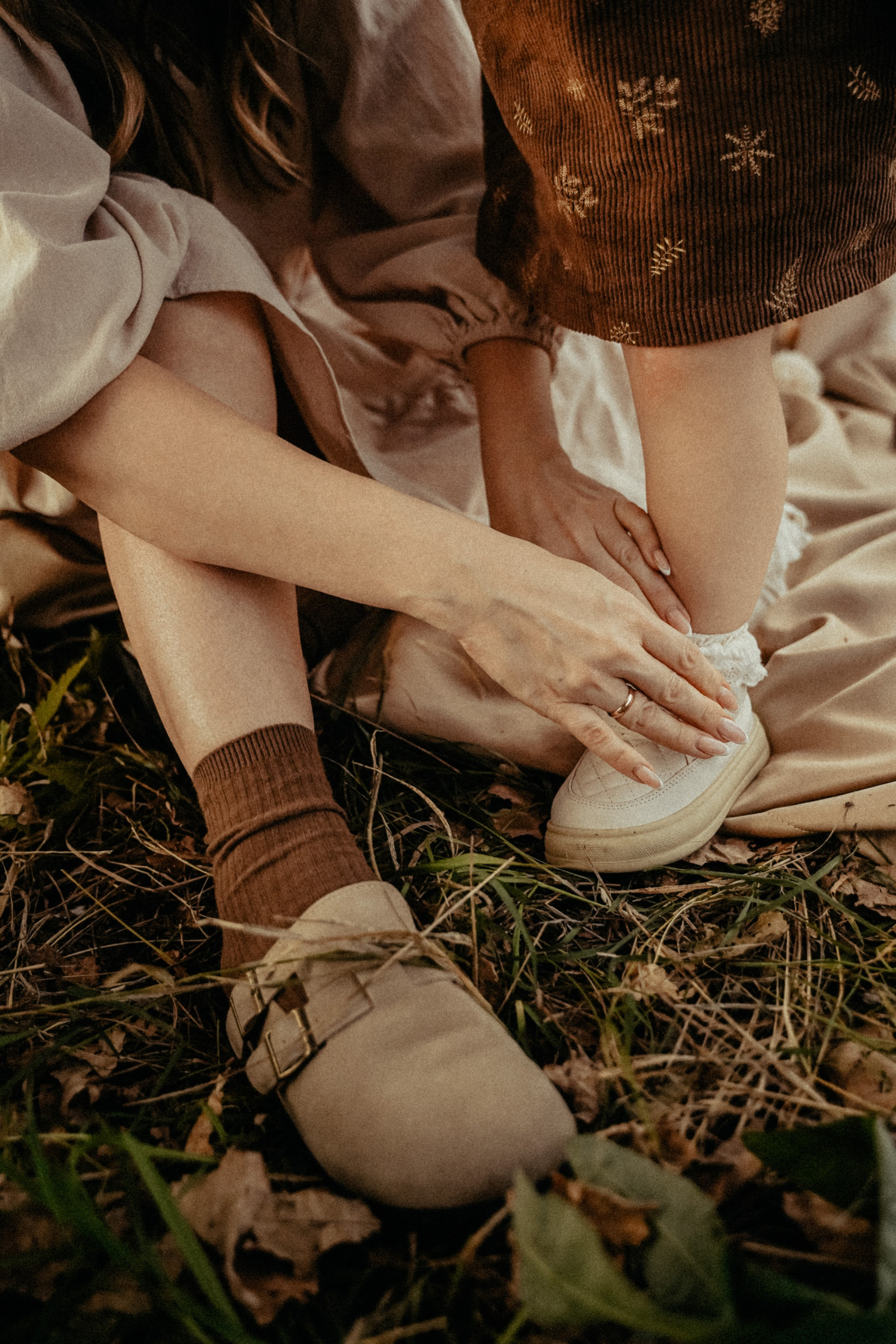 Семья на природе