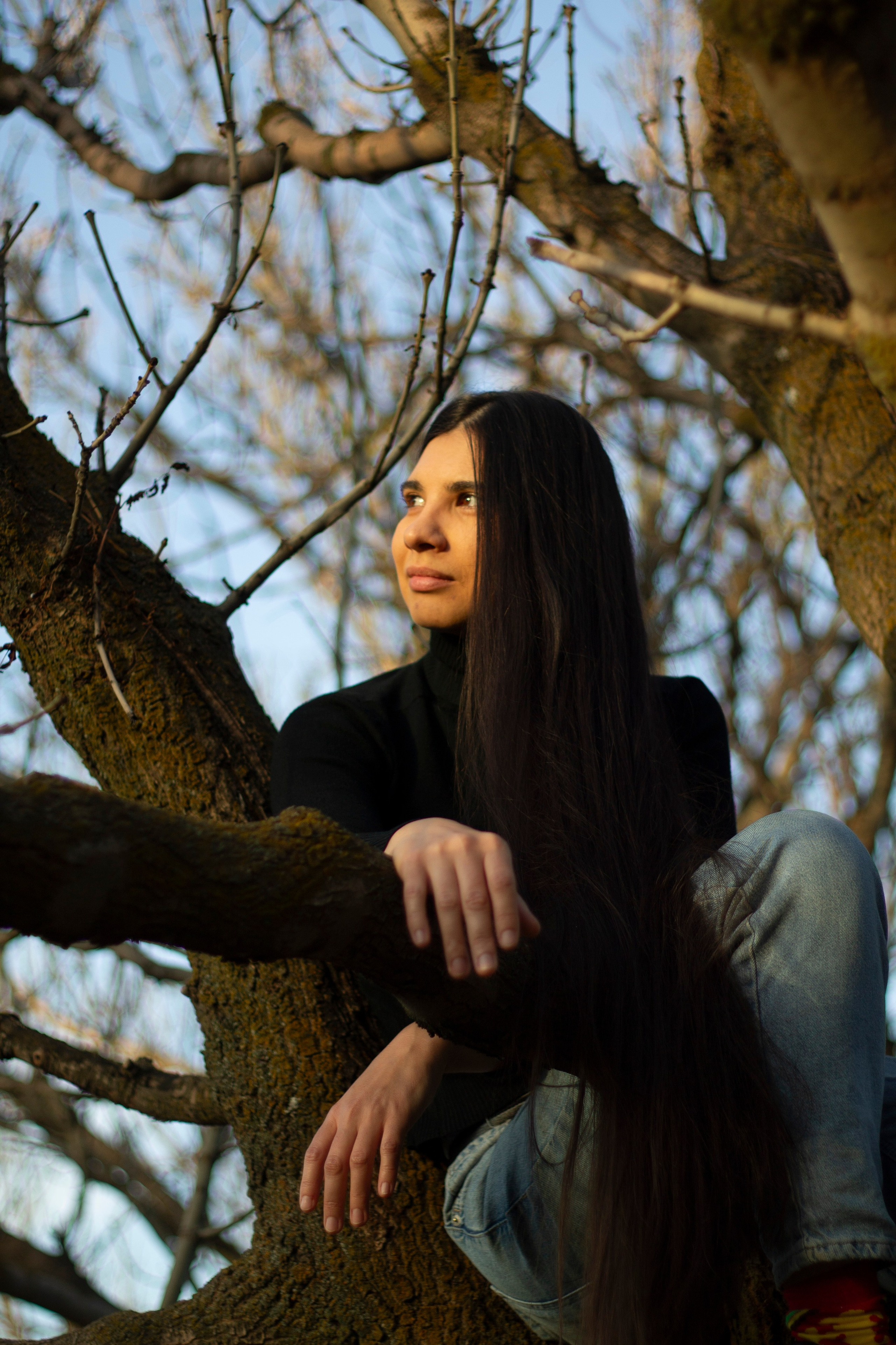 Юля в парке