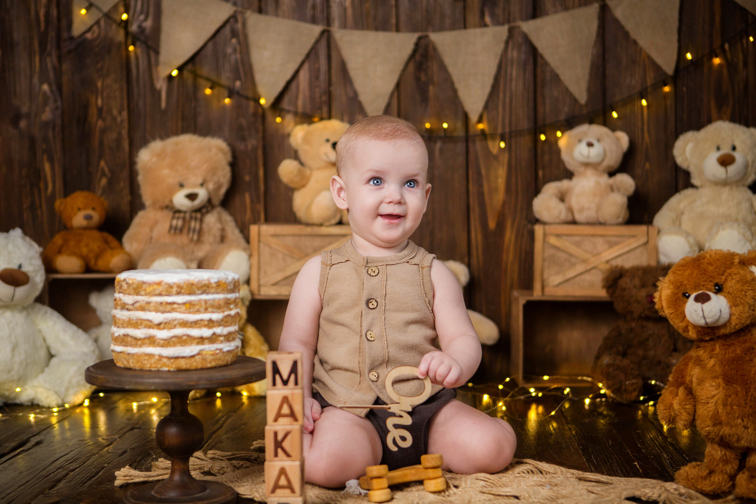 Макар, 1 год. Фотостудия «Антураж». Свадебный семейный и детский фотограф в Краснодаре Карина Федоровская