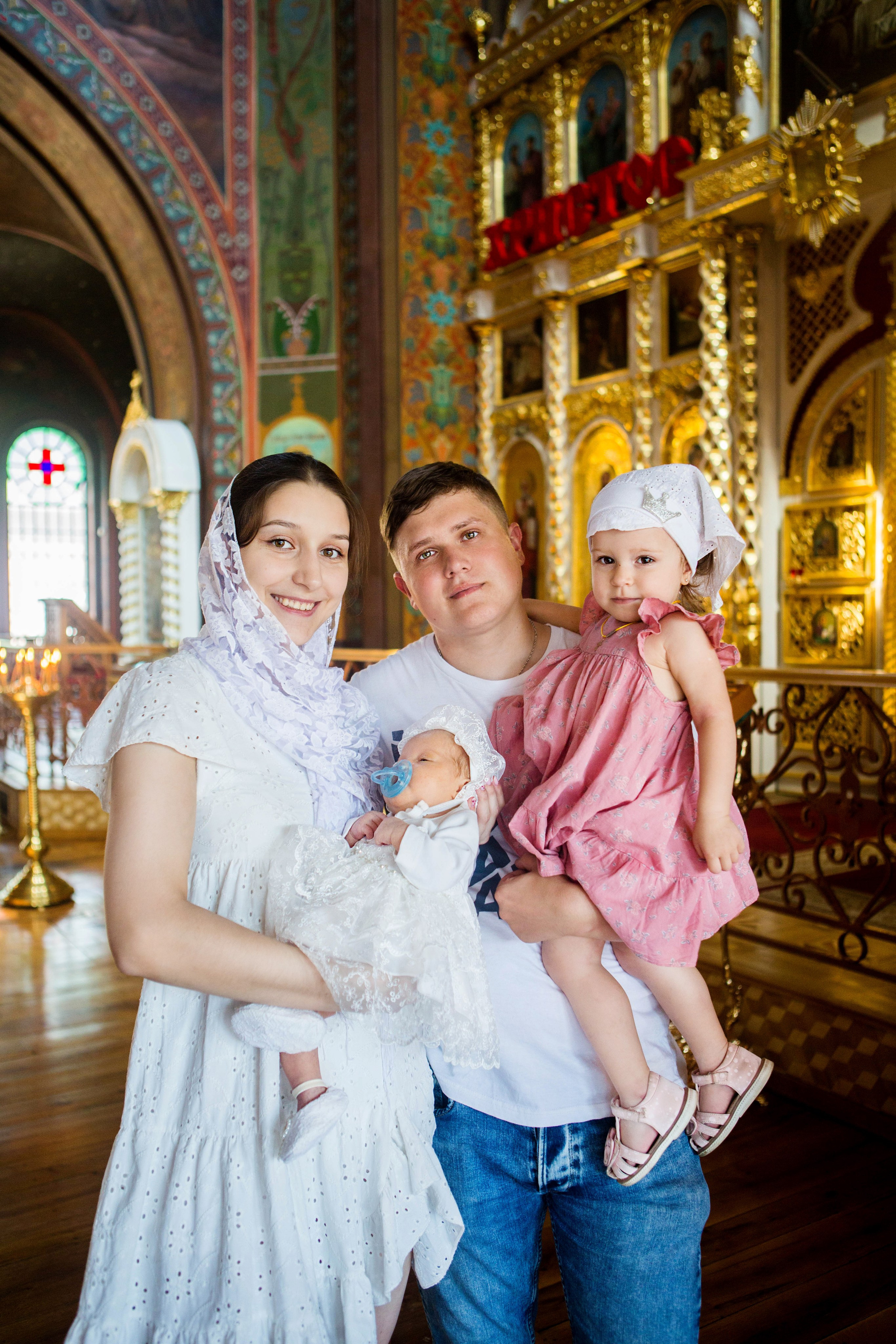 Крещение Надежды. Свято-Троицкий собор. Свадебный семейный и детский фотограф в Краснодаре Карина Федоровская