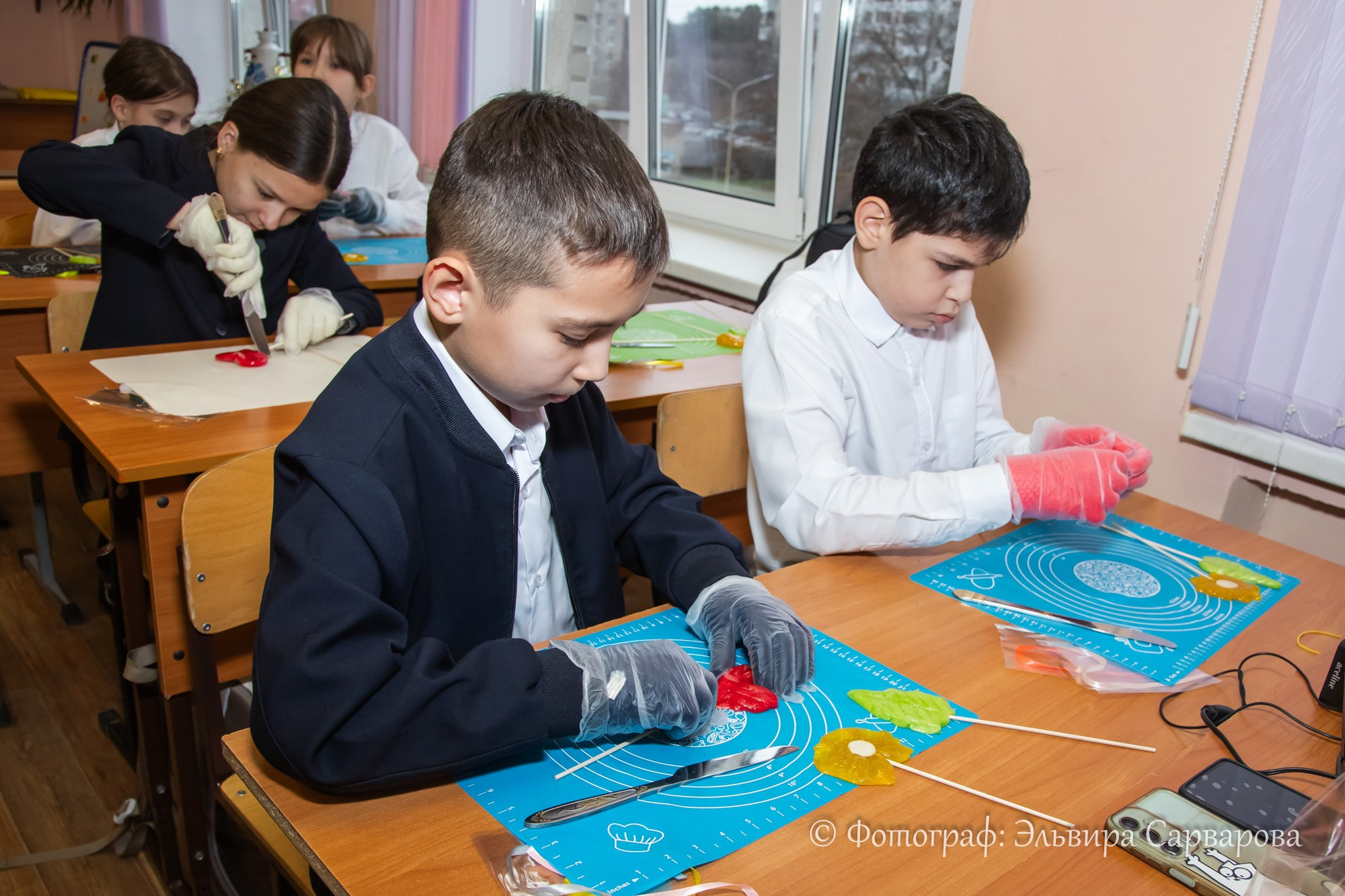 МК Сладкий подарок для 108 школы. Репортажный Фотограф