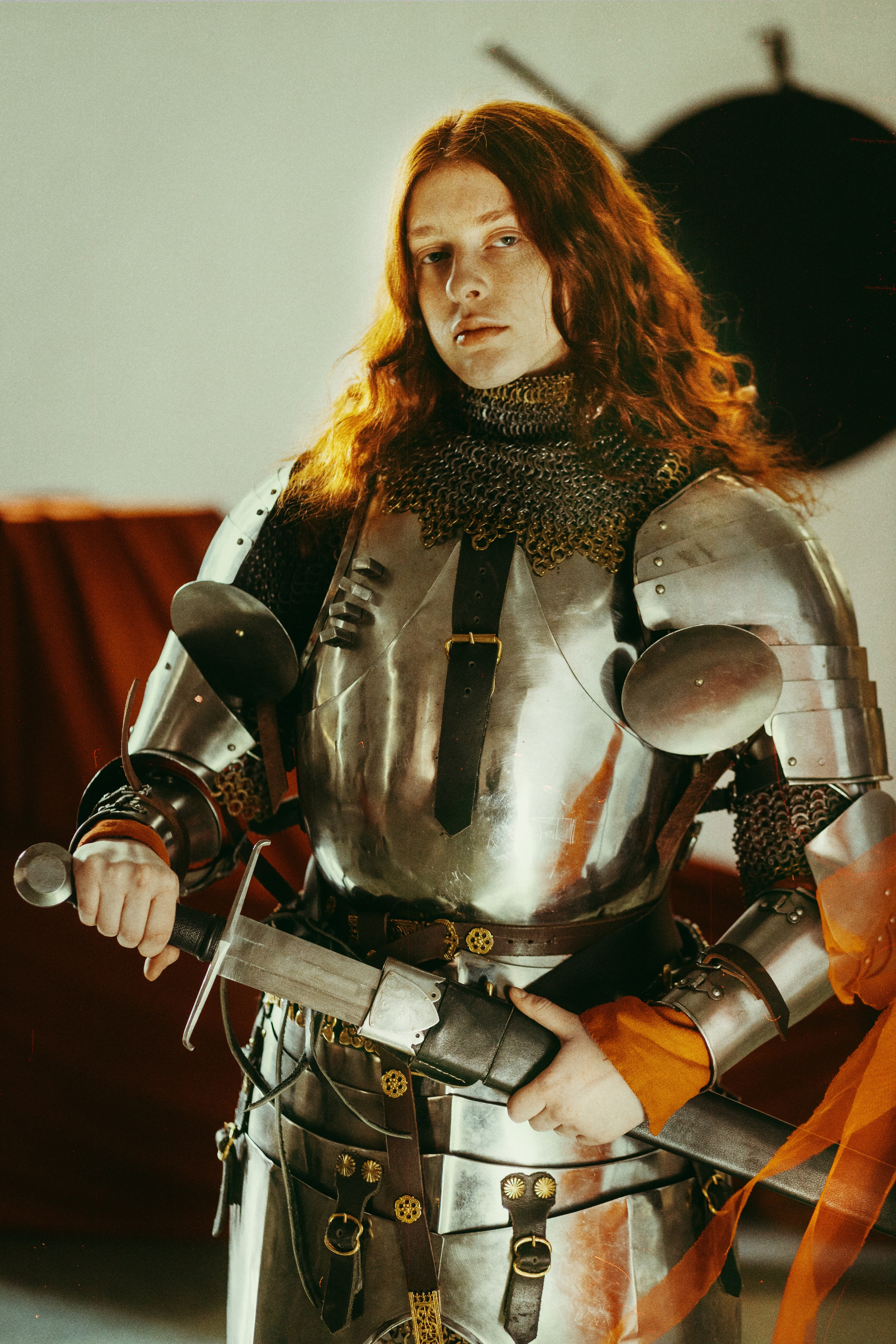 Леди рыцарь — фотосессия в Выборге