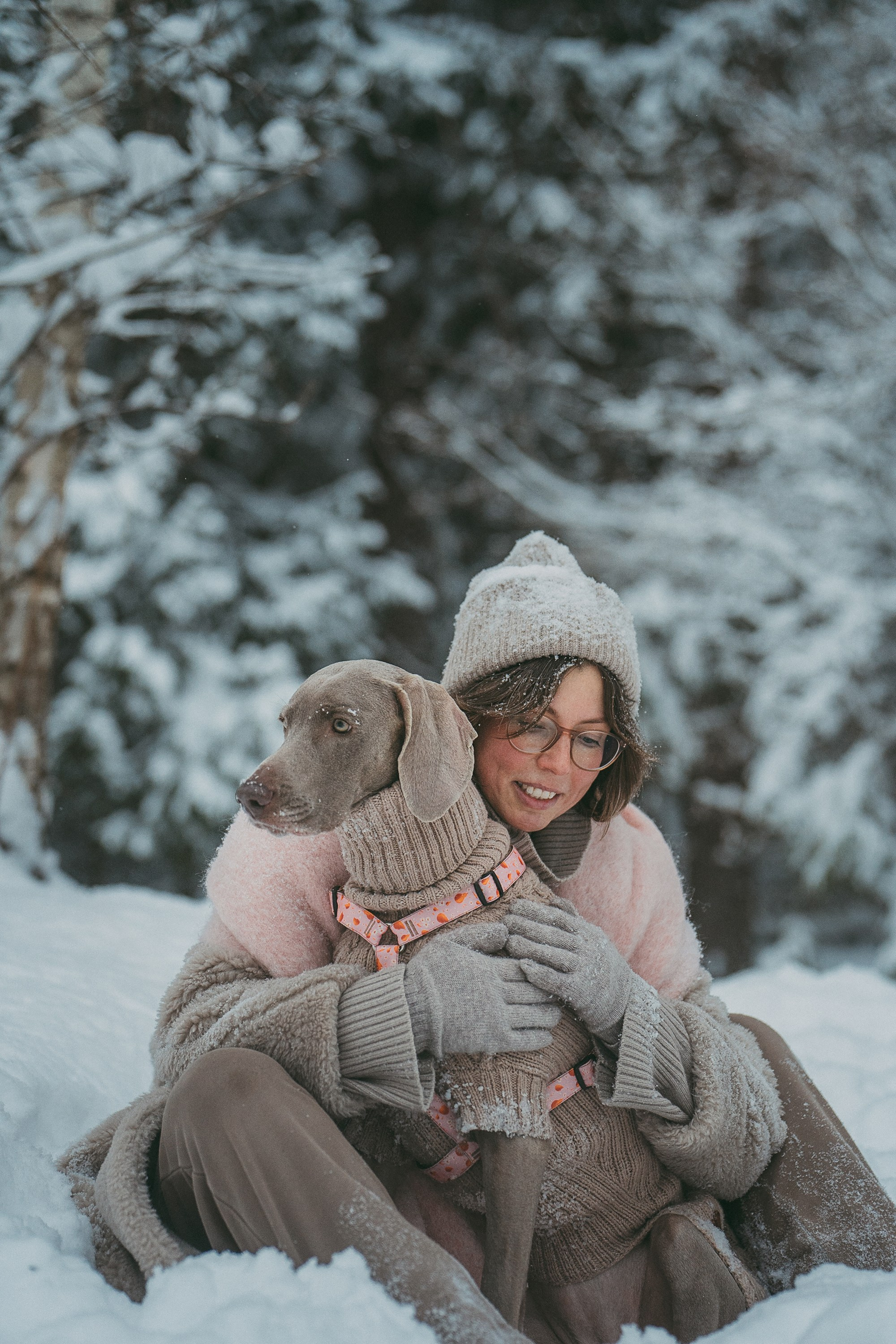 Лена и Фанни. Фотограф анималист в Москве и Санкт-Петербурге Свиридова Анна