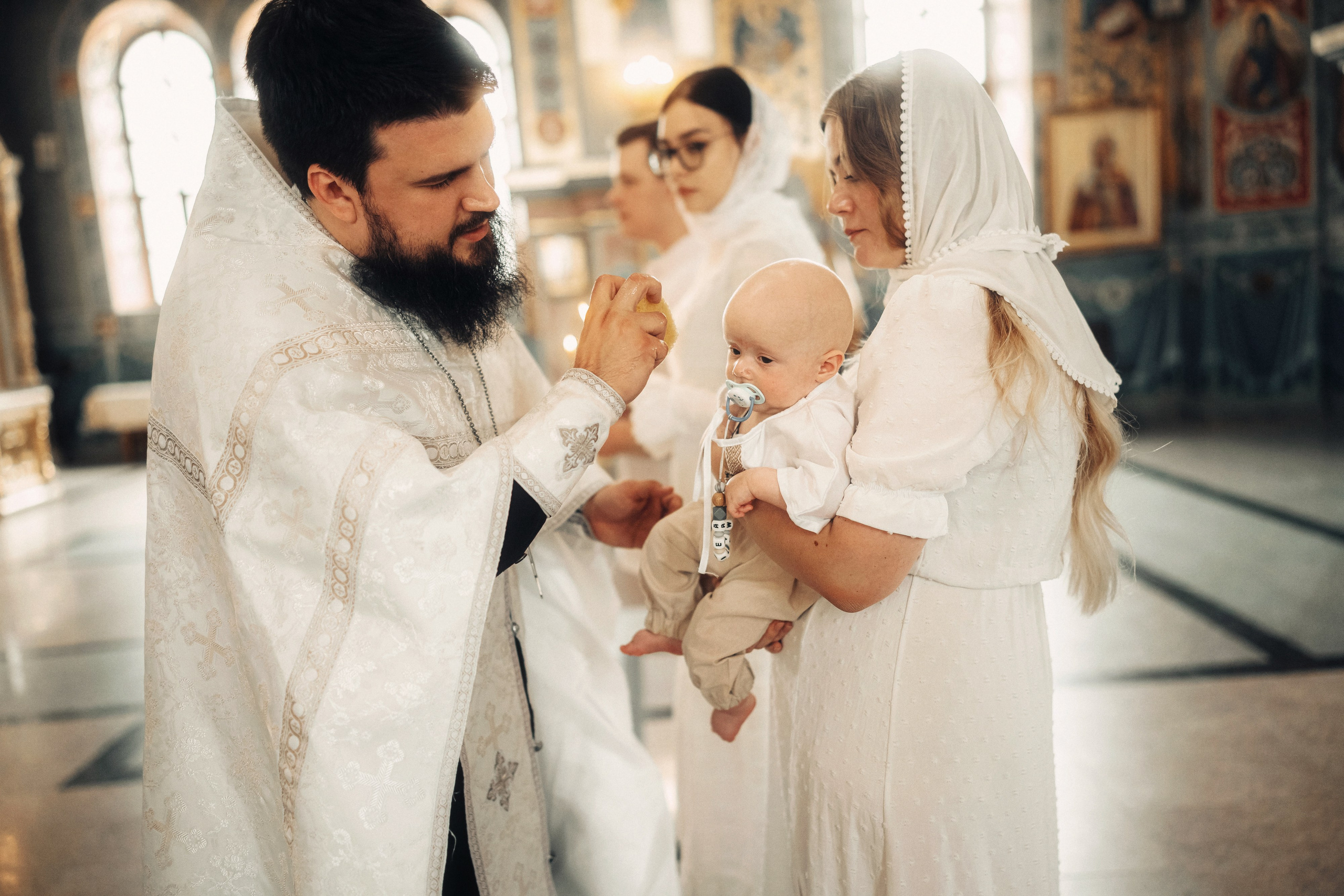 Крещение в храме Всецарица. Свадебный и репортажный фотограф в Воронеже Роман Янко