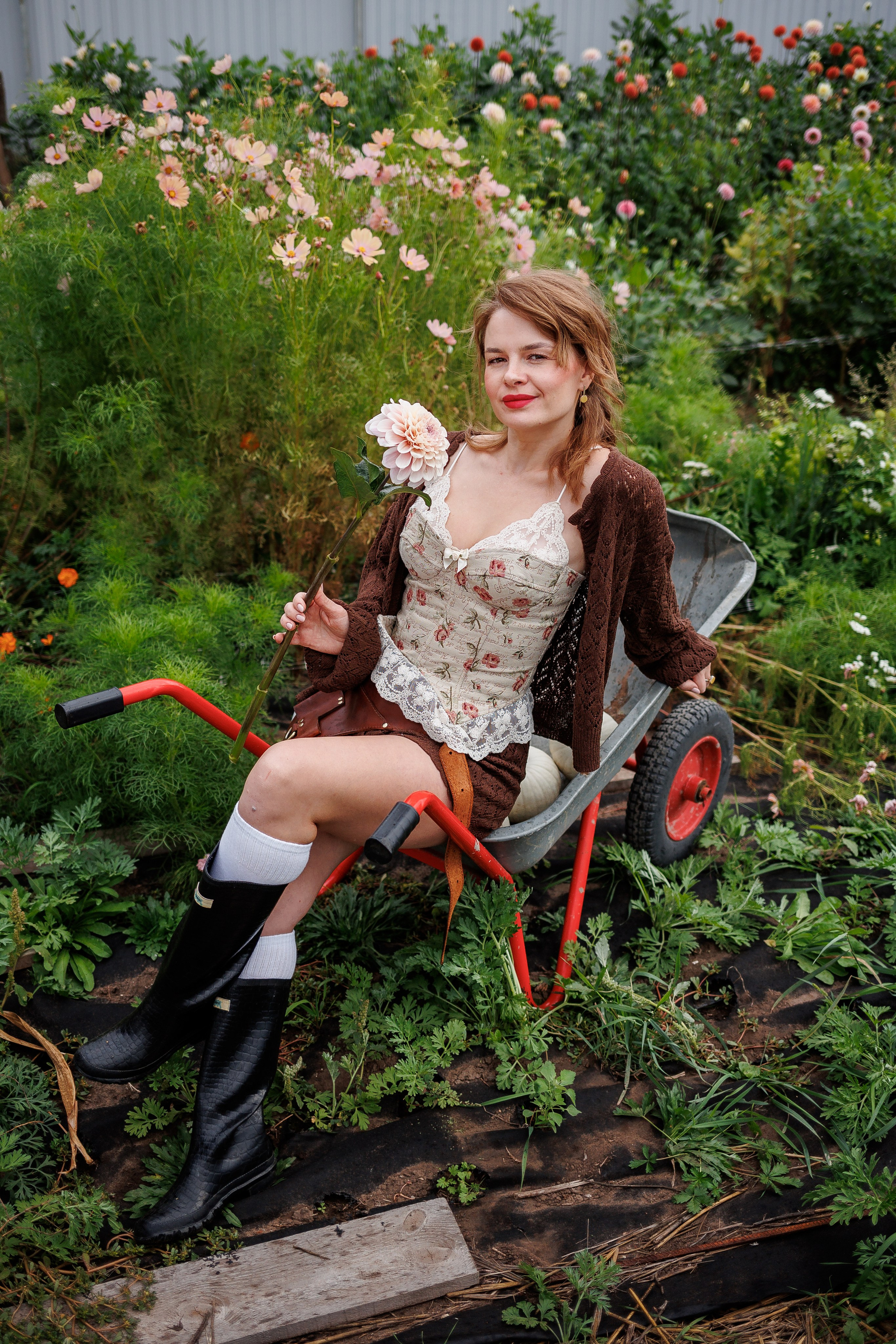 Наташа на ферме. Семейный фотограф в Саратове Юлия Охотникова