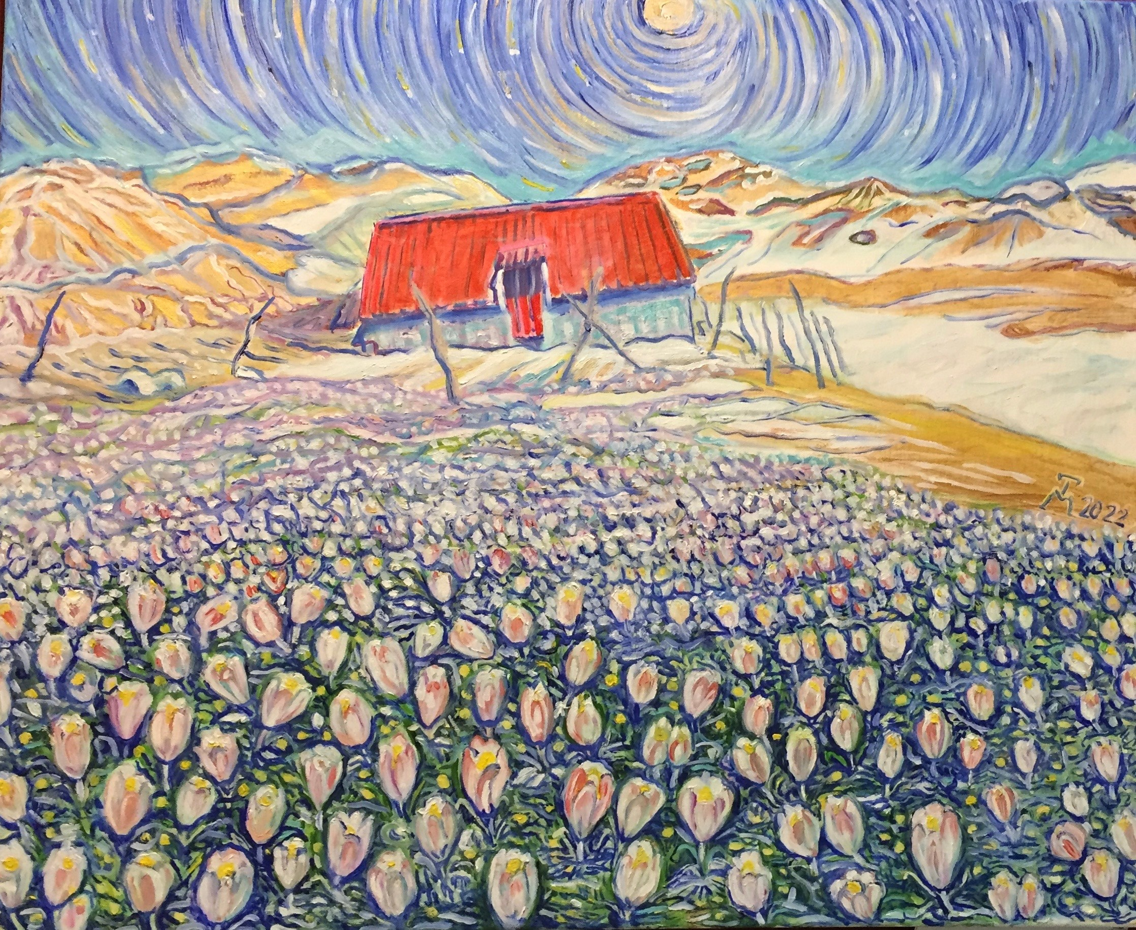 Spring 60/80 cm Oil on canvas 2022