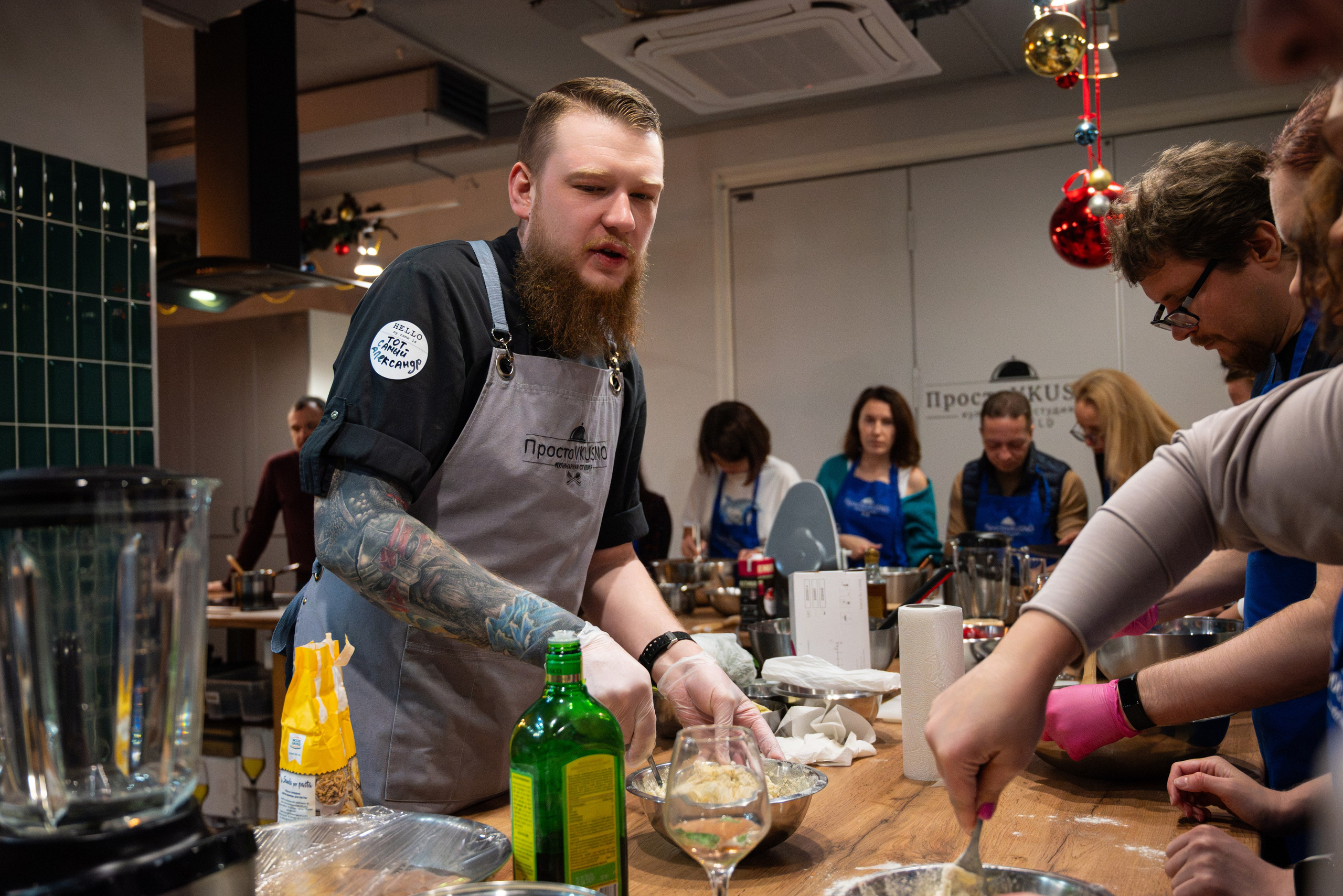 Кулинарный мастер класс. Фотограф мероприятий в Москве