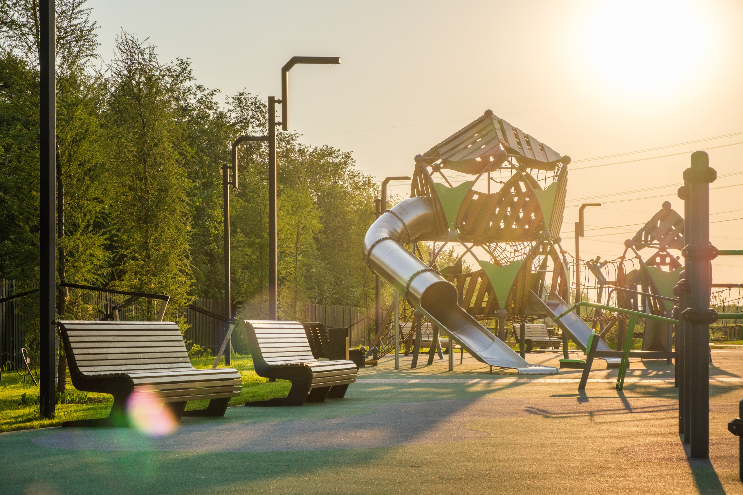 Архитектурная фотосъёмка коттеджного посёлка