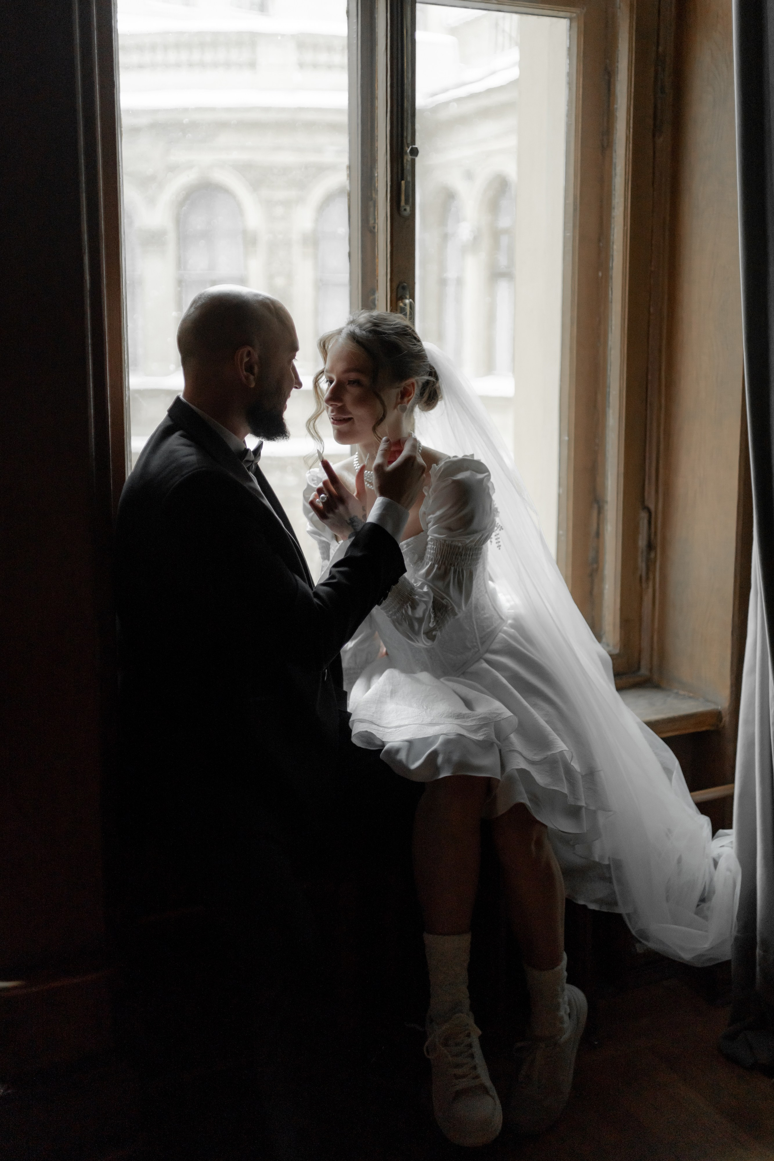 Места для фотосессии зимой в плохую погоду в Санкт-Петербурге. Свадебный фотограф Александр Невский в Санкт-Петербурге