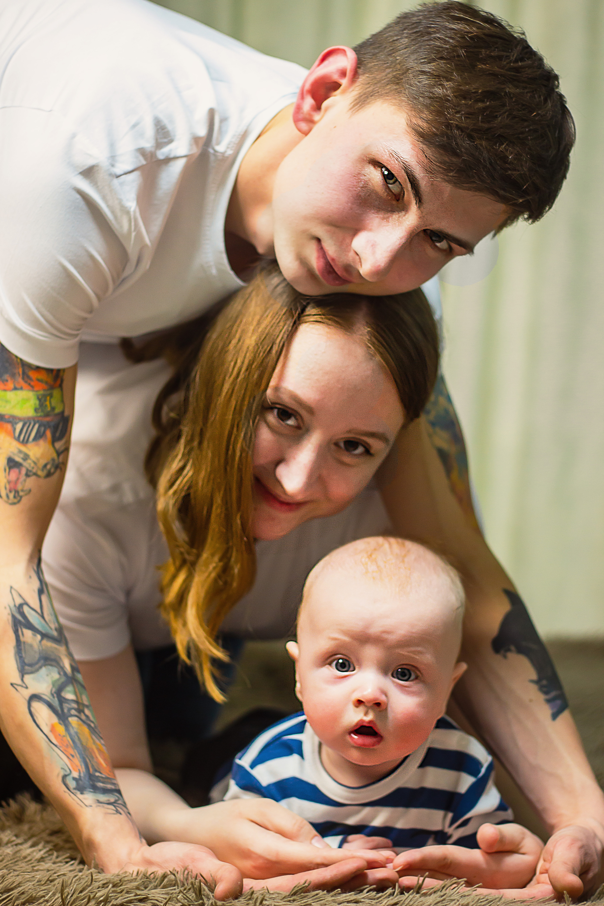 Алена, Саша и Матвей. Фотограф в Богдановиче Анна Сантяпова