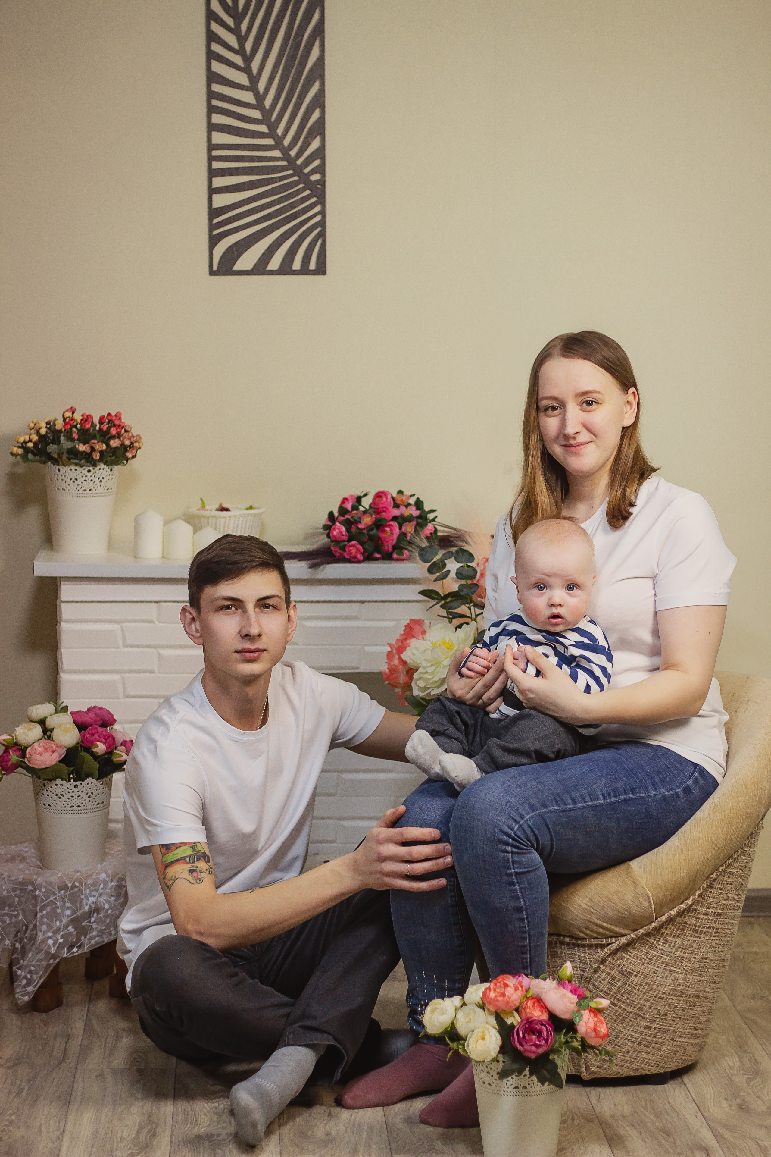 Алена, Саша и Матвей. Фотограф в Богдановиче Анна Сантяпова