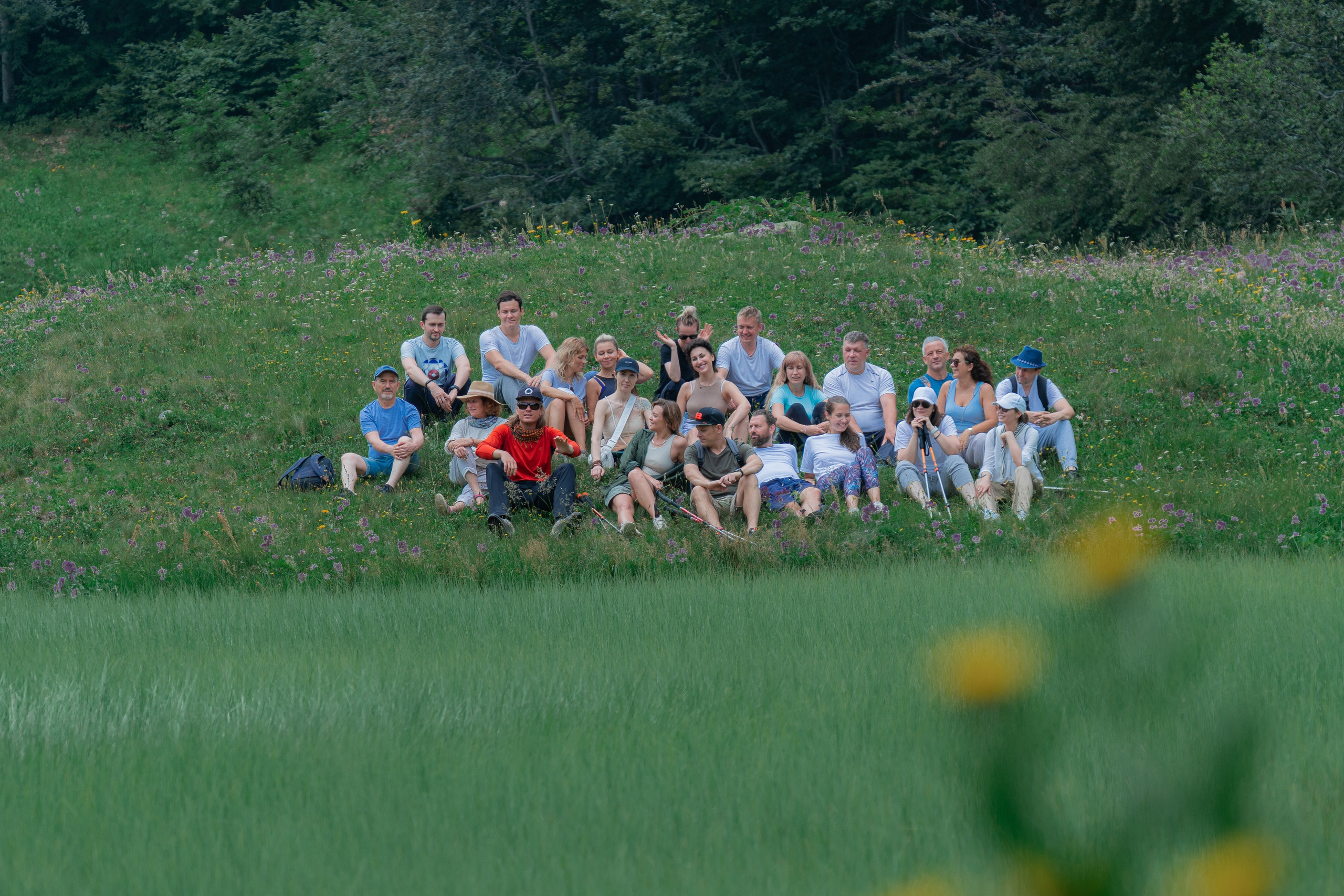 Психологический тренинг на озере Зеркальное. Репортажный фотограф в Красной Поляне и Сочи Павлюченко Екатерина
