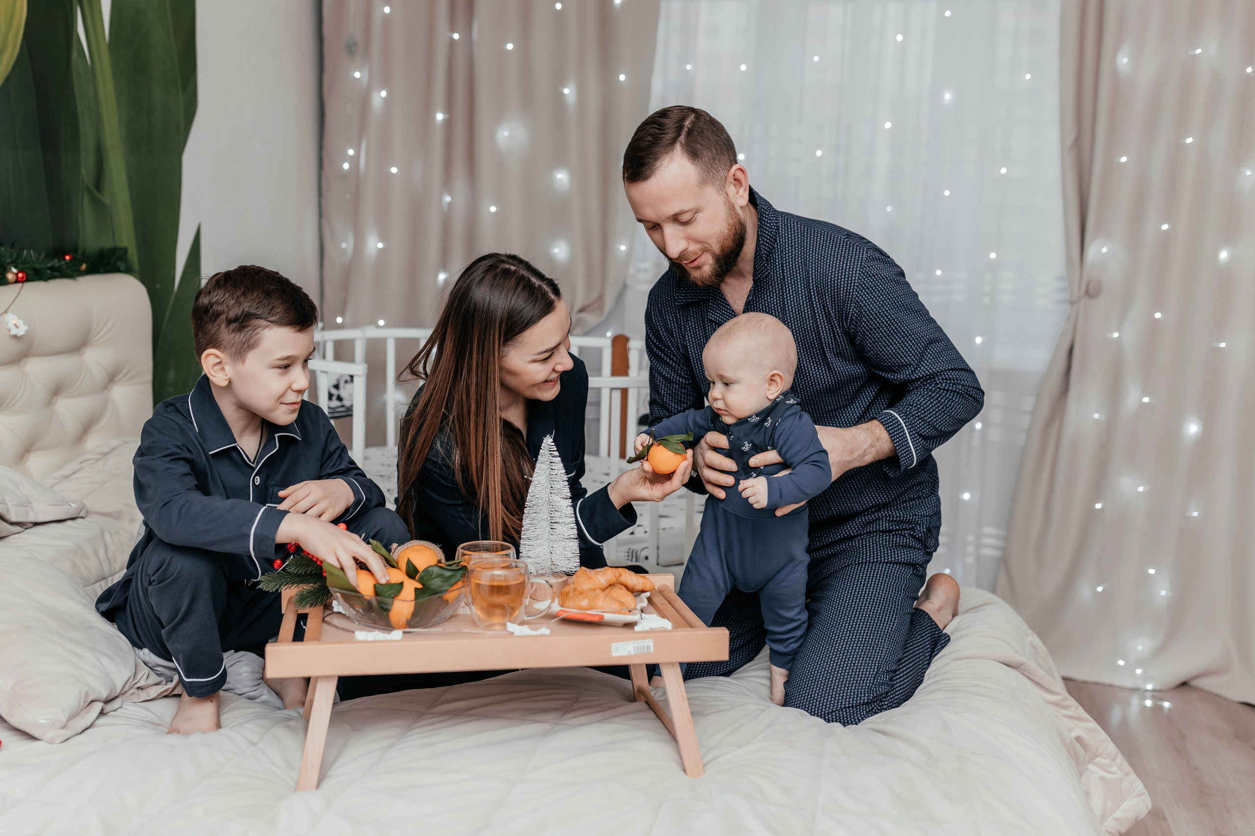 Саша, Кристина, Богдан, Степа. Семейный и домашний фотограф в Москве и МО Королева Валерия