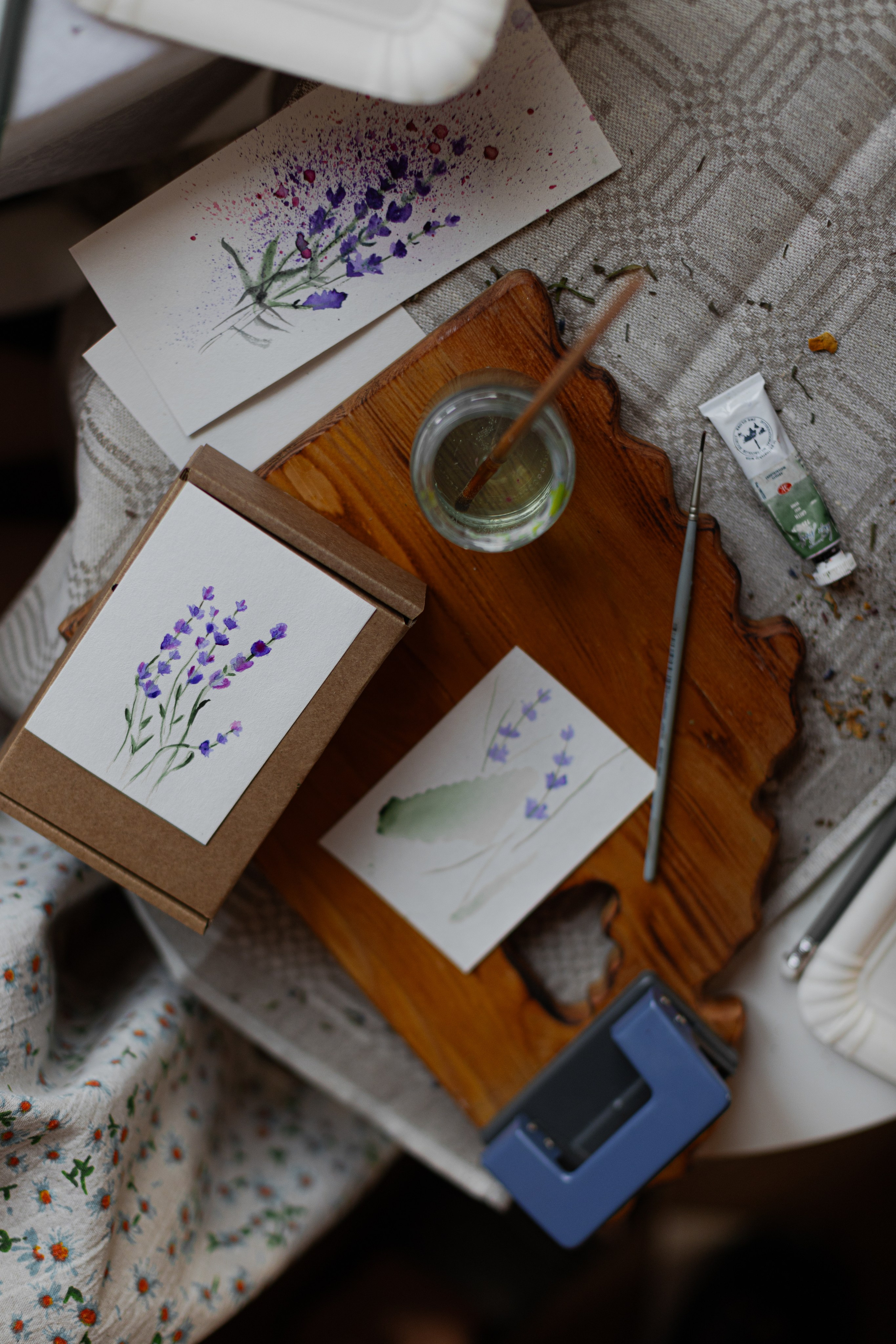 Акварель + Саше в бане. Анастасия Ракчеева Художник