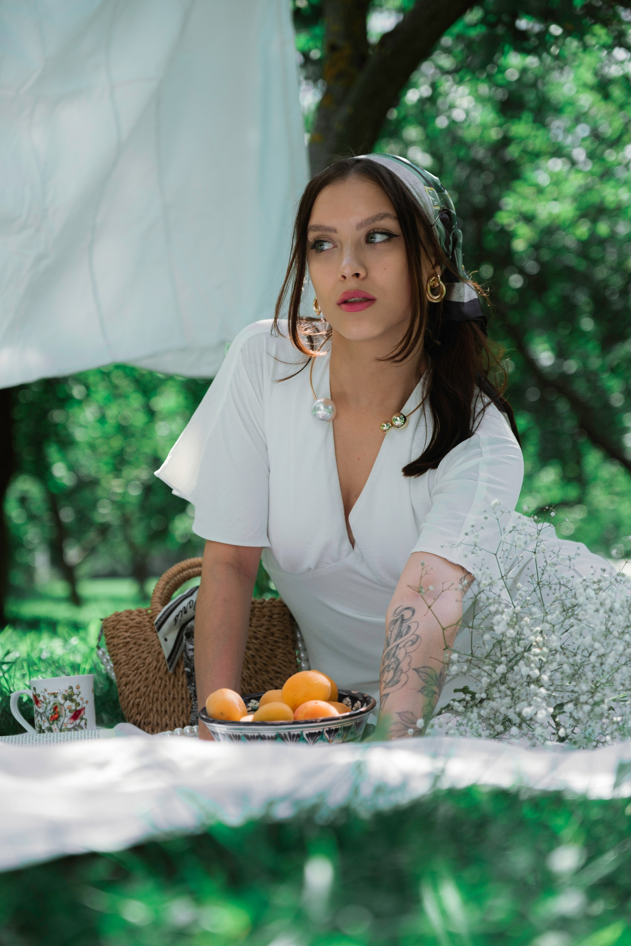 Белоснежный пикник. Мари — фотограф и видеограф из Москвы