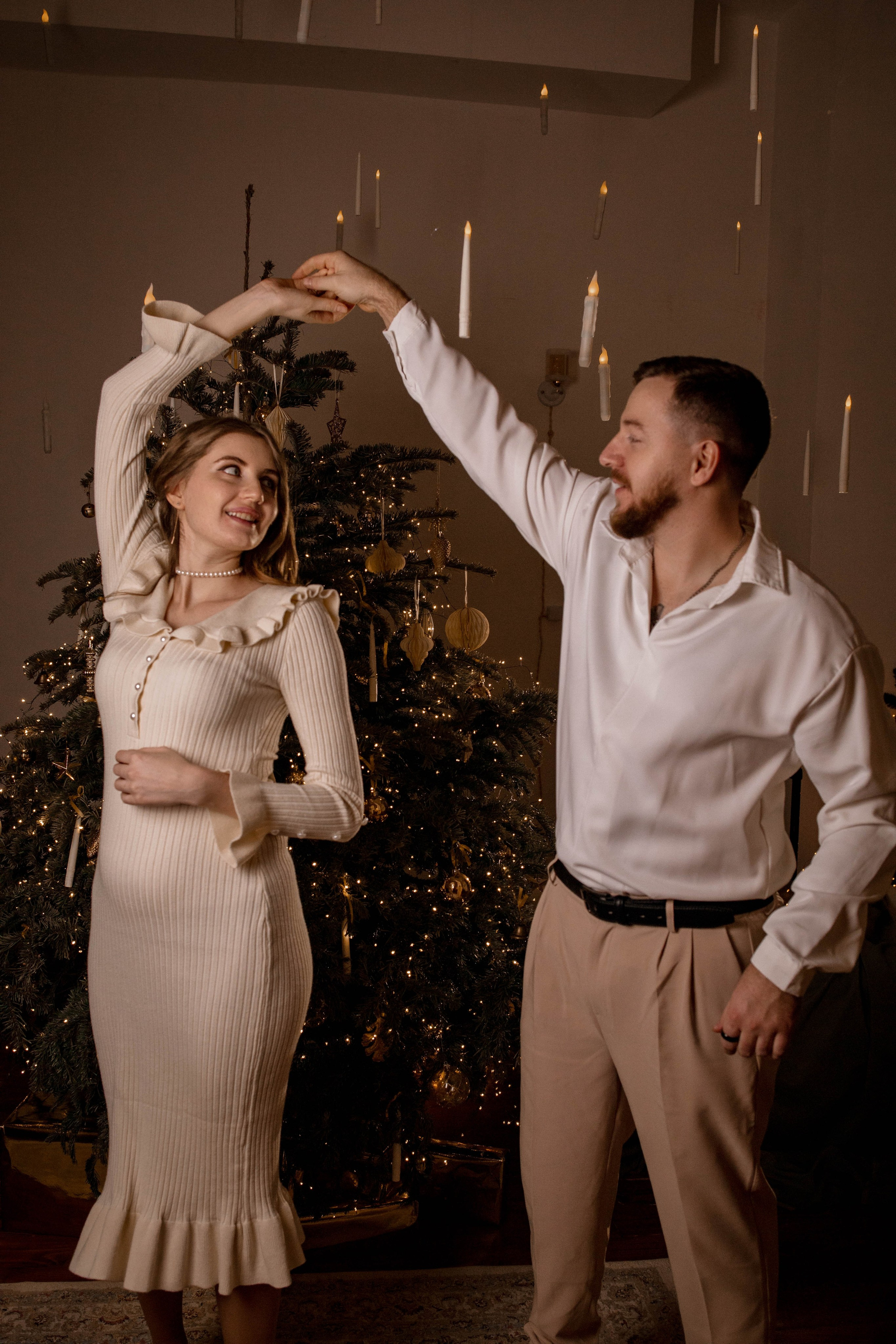 Новогодняя Леша и Маша