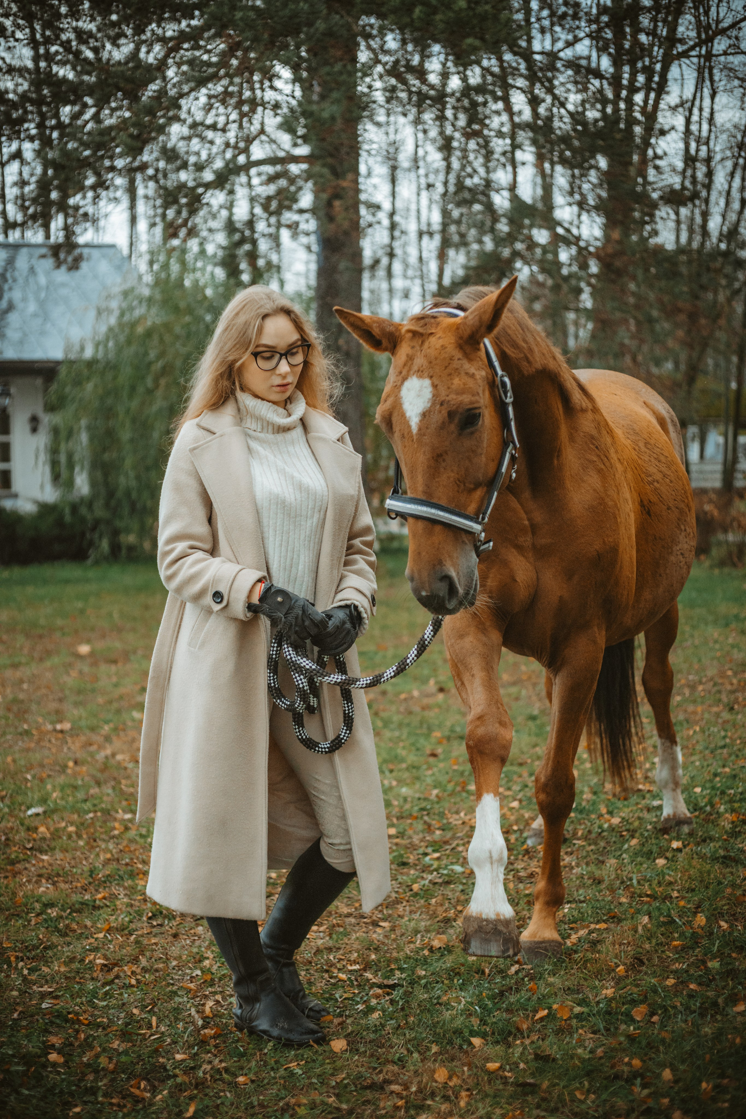 Фотосъемка Кристины в конном комплексе. Выпускные альбомы в Серпухове