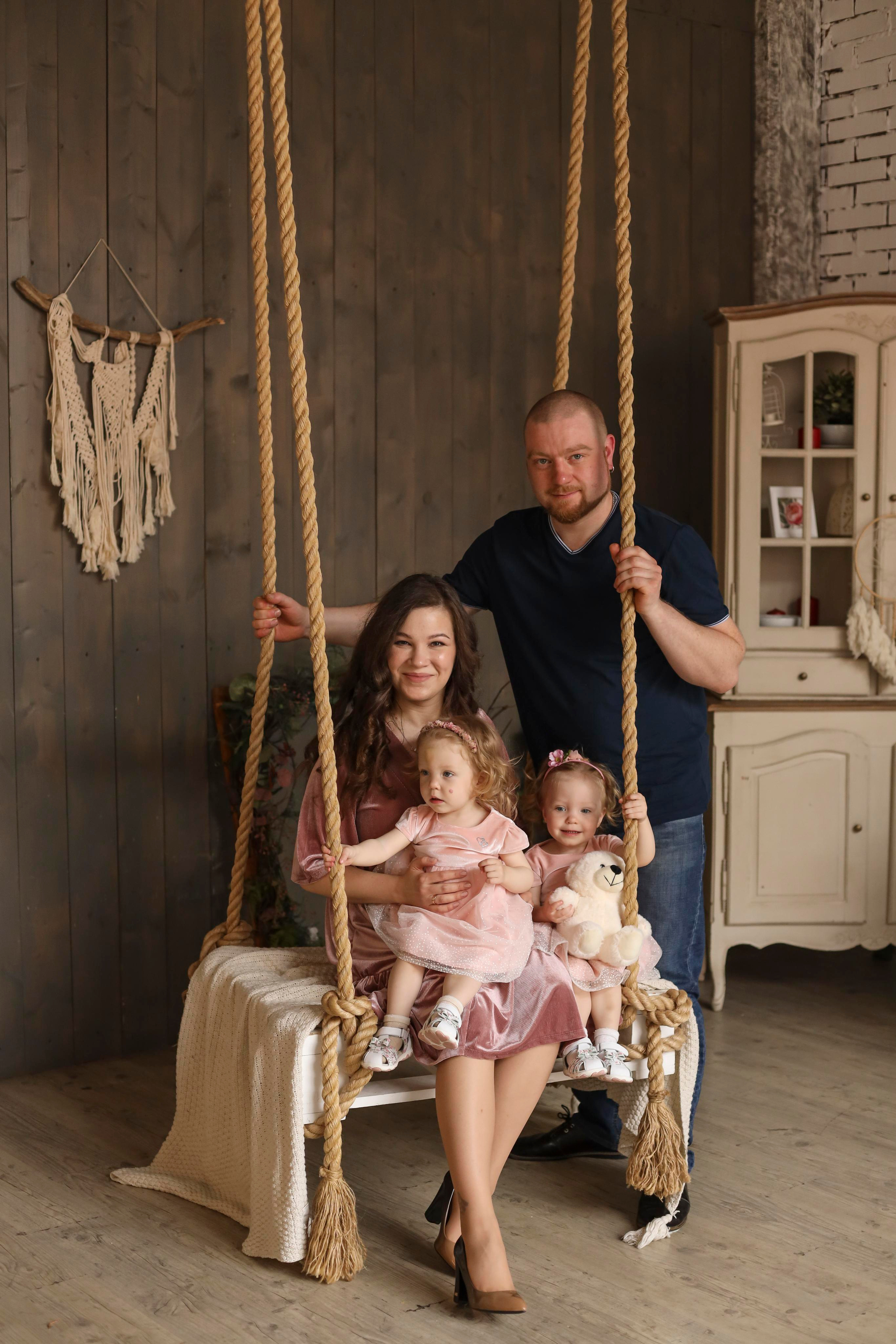 Семья Елены. Семейный фотограф и фотограф новорожденных в Санкт-Петербурге Алина Фе