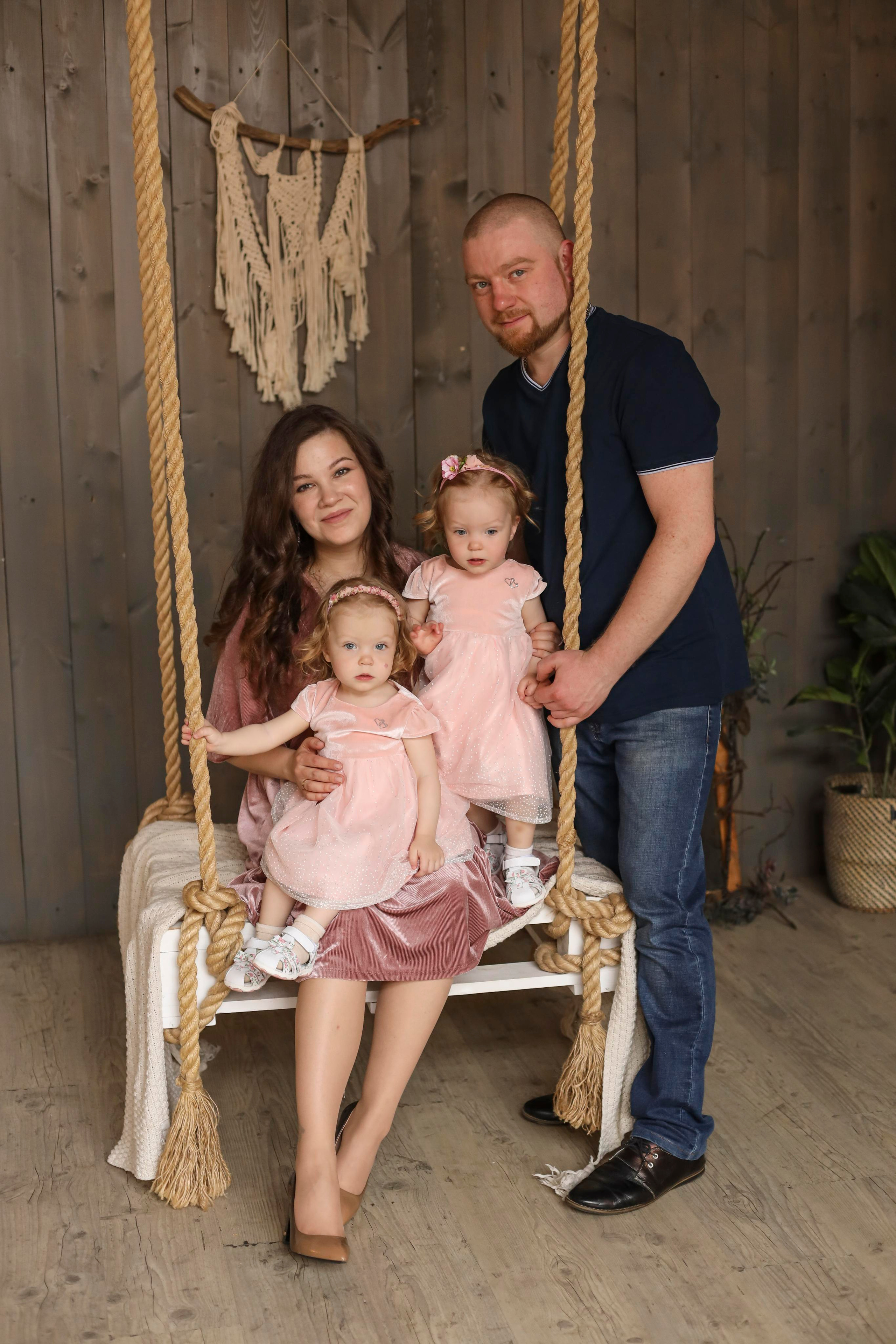 Семья Елены. Семейный фотограф и фотограф новорожденных в Санкт-Петербурге Алина Фе