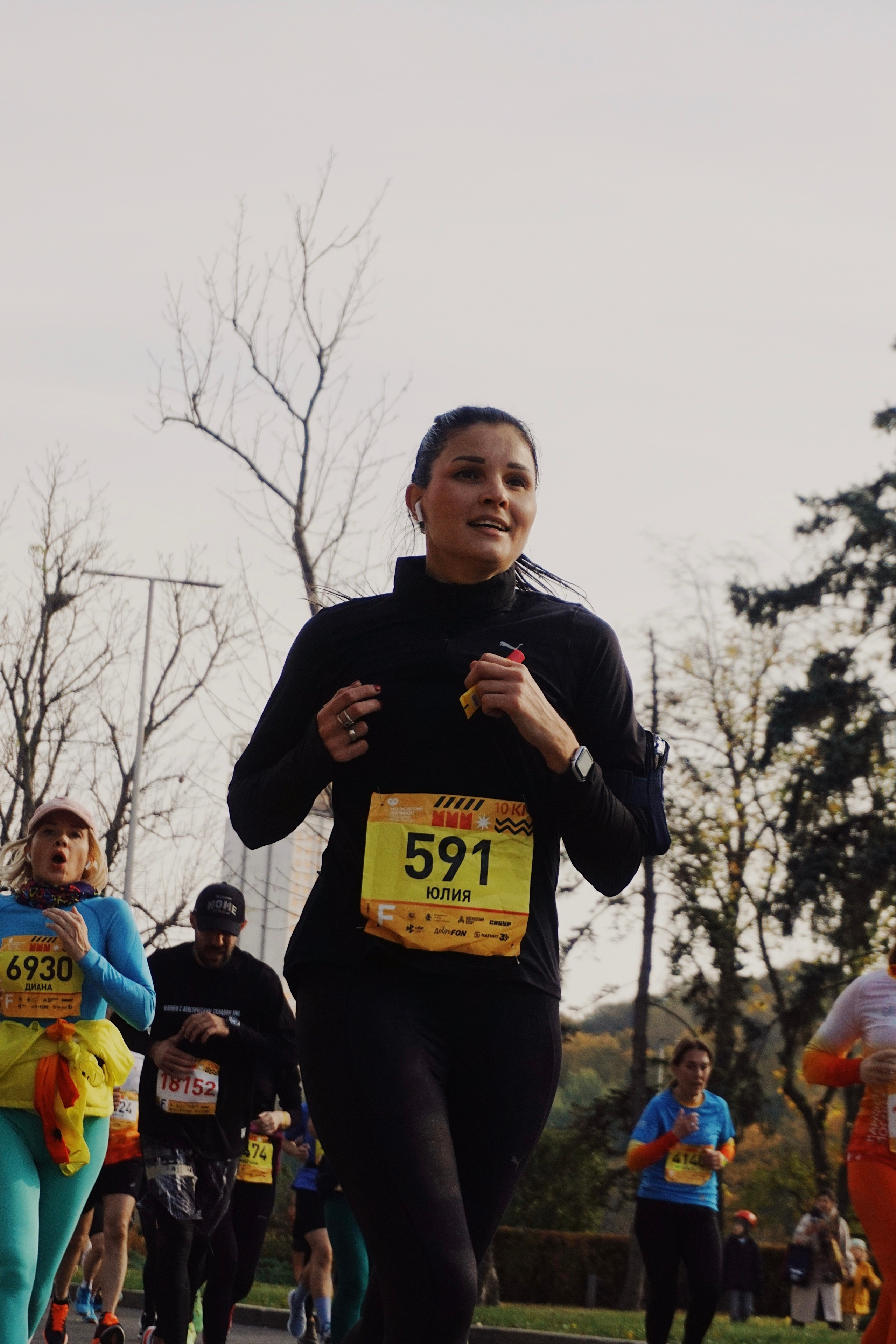 Московский марафон. Татьян гертье