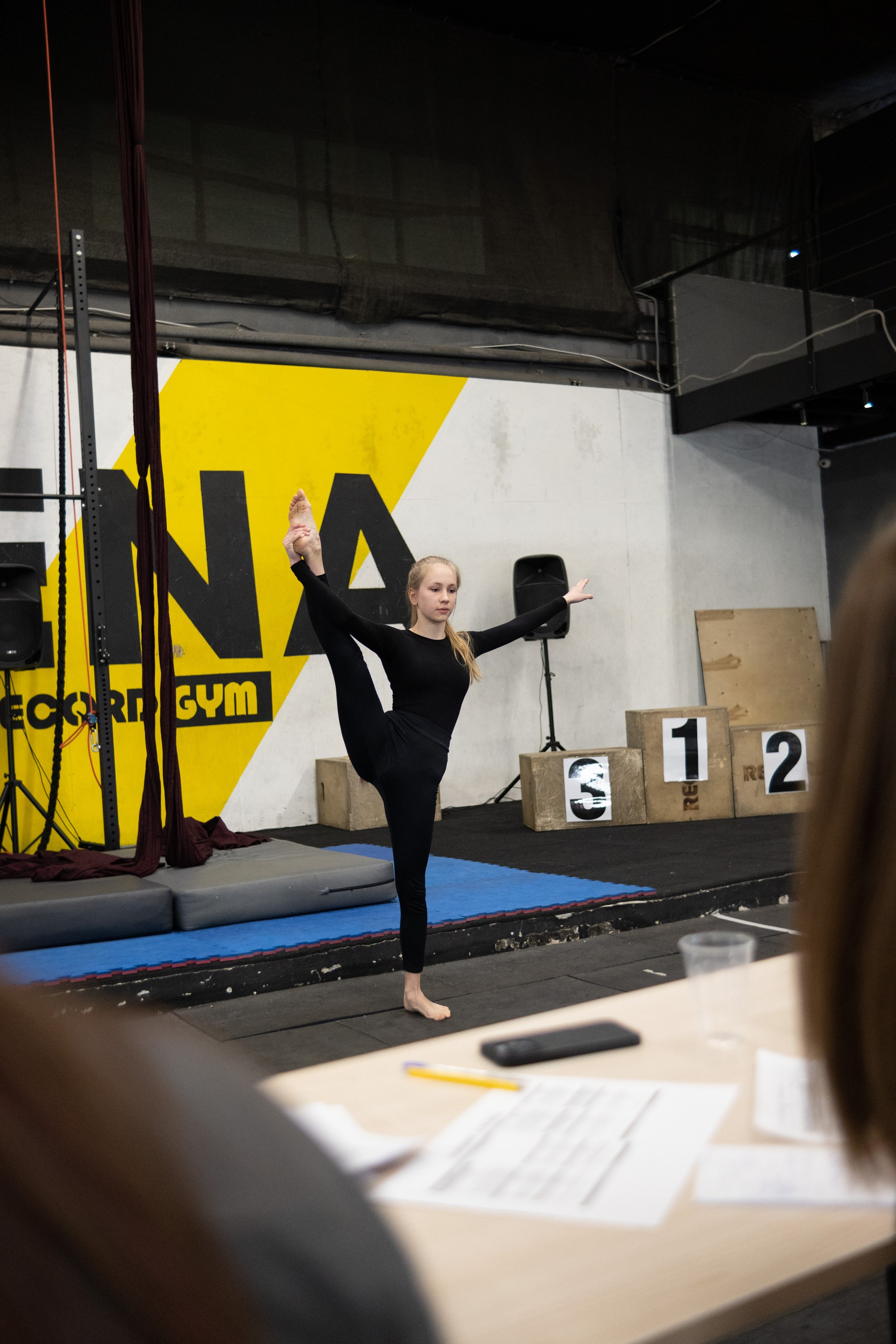 Внутриклубные соревнования по воздушной гимнастике 02.04.23