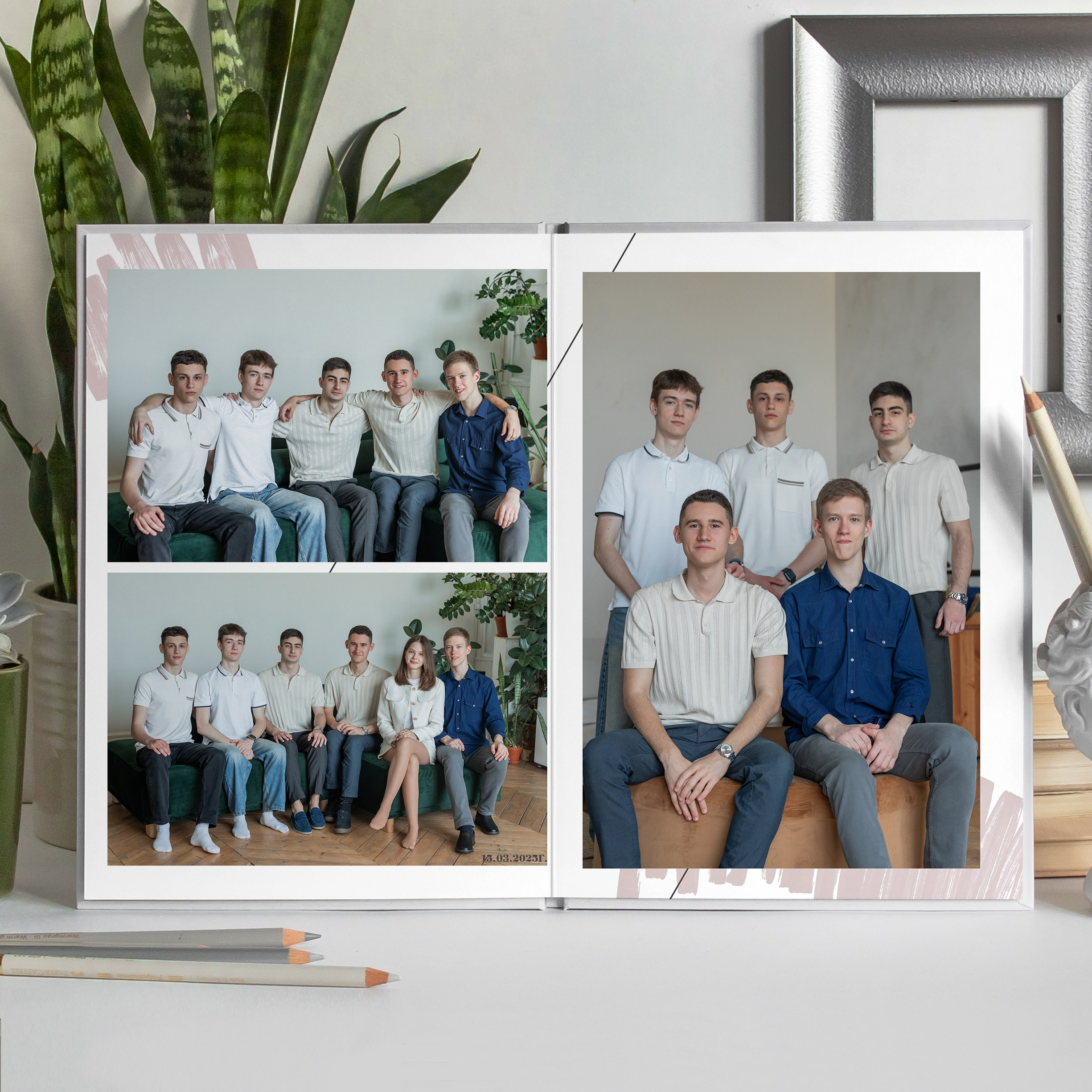 Альбом 9 -11 класса (5 разворотов). ФОТОГРАФ ВЫПУСКНЫХ АЛЬБОМОВ в Краснодаре Ворчик Татьяна