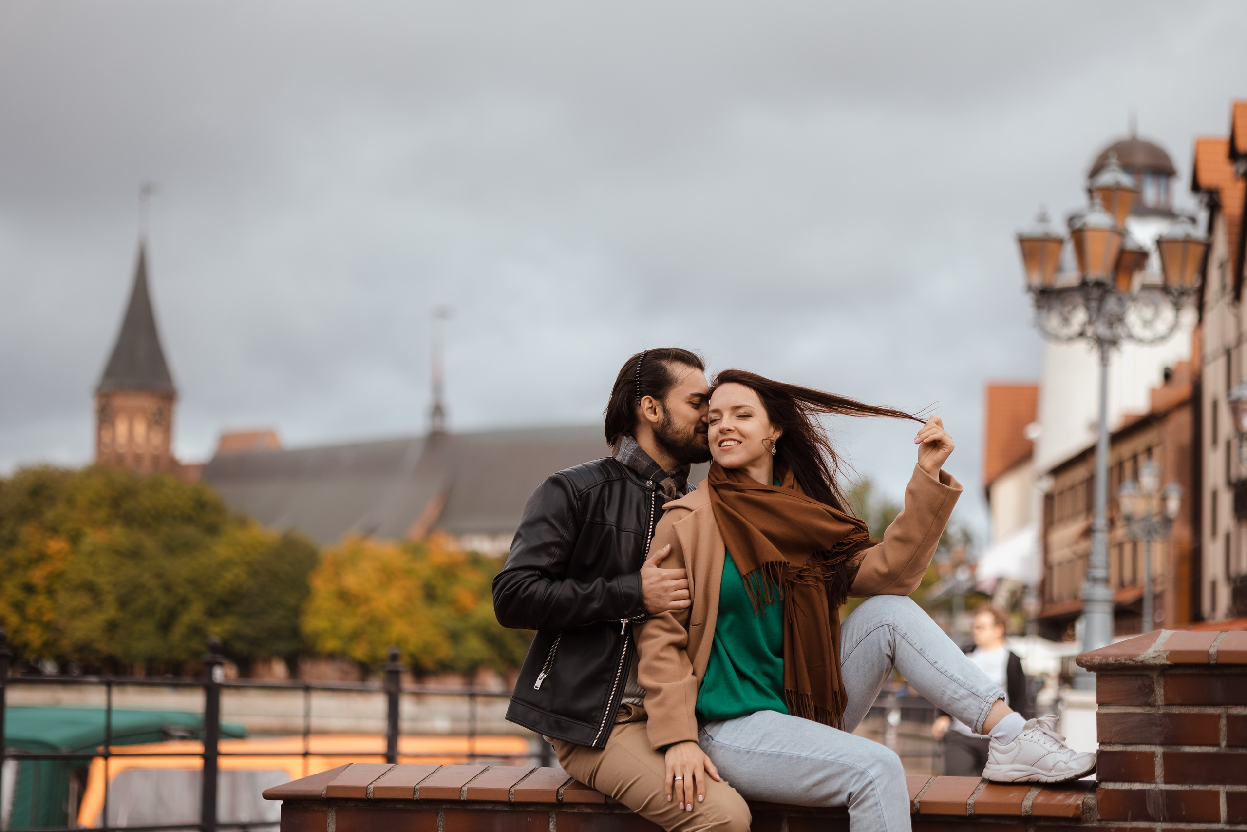 Прогулка по Рыбной деревне и острову Канта, осень. Фотограф в Калининграде свадебная фотография, репортажная, фотосессии