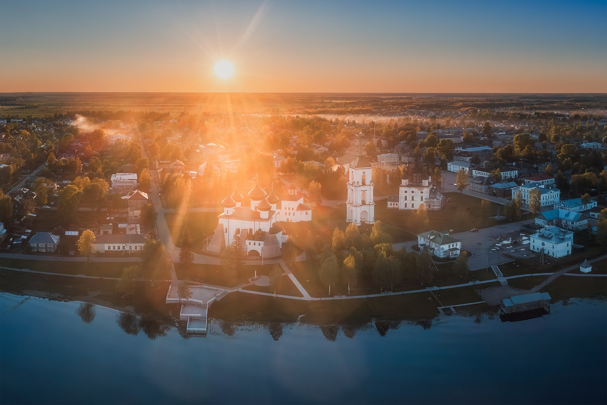 Пейзаж. Аэросъемка в Архангельске, Александр Ермолин