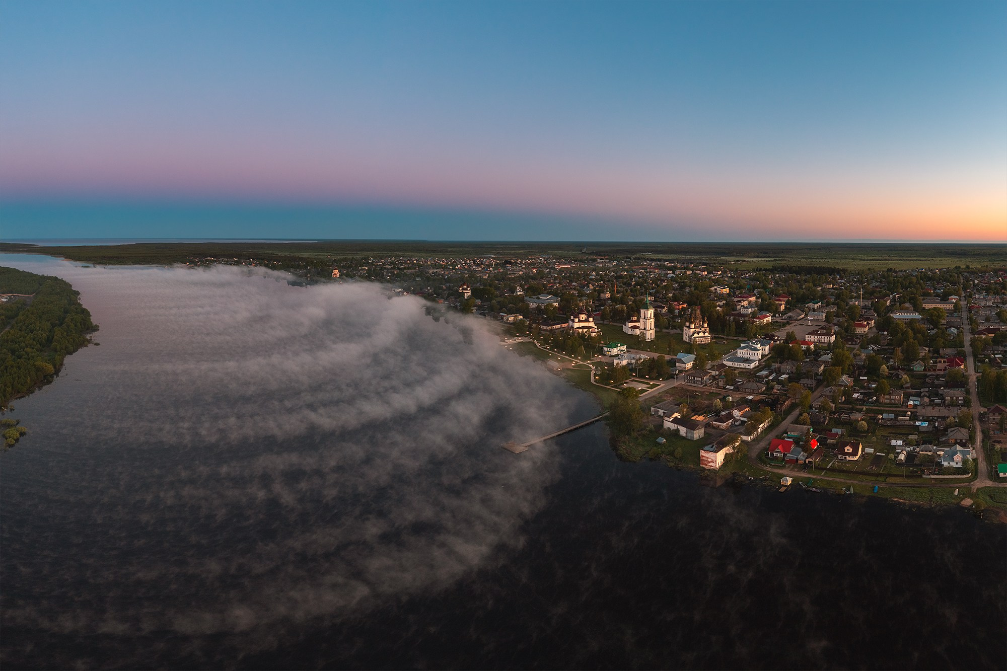 Пейзаж. Аэросъемка в Архангельске, Александр Ермолин