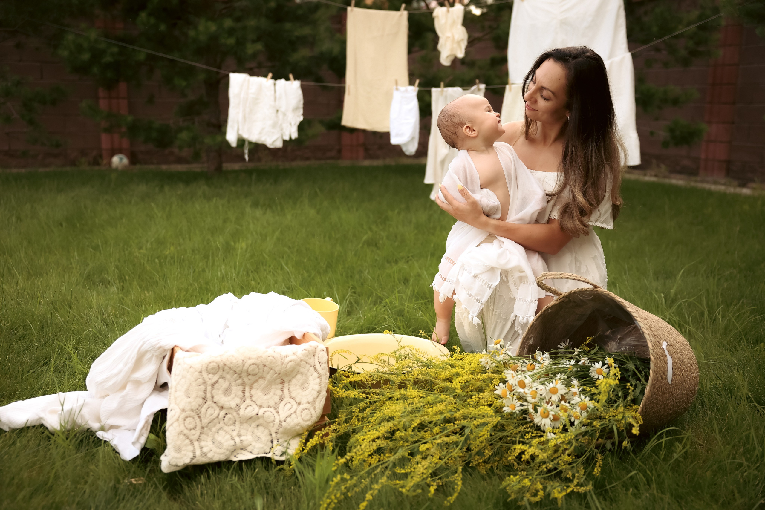 Большая стирка. Ваш семейный newborn и lifestyle фотограф в СПБ Наталья Журавлева