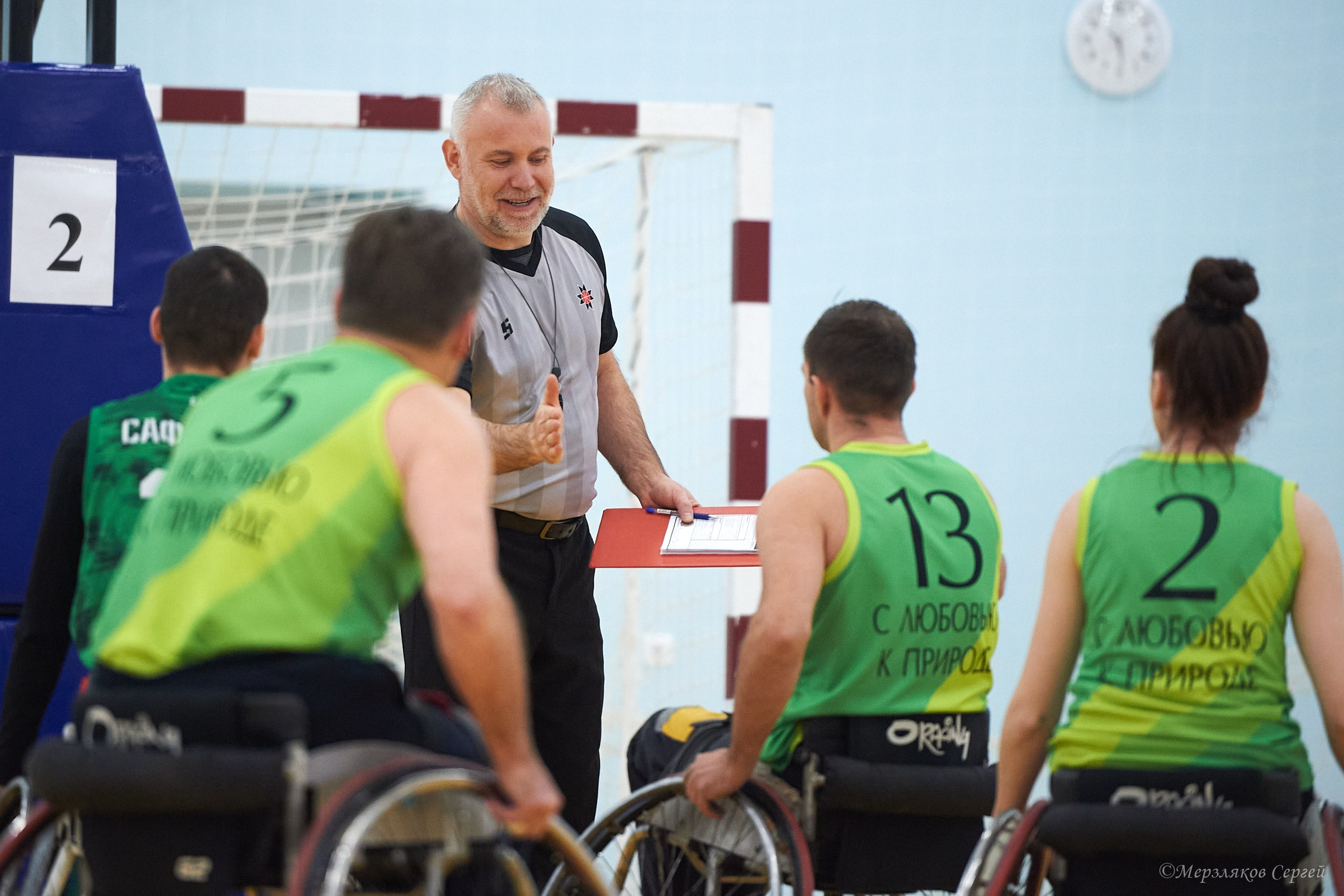 X традиционный Рождественский турнир по баскетболу на колясках. Ижевск. Спортивный репортажный фотограф в Ижевске Сергей Мерзляков