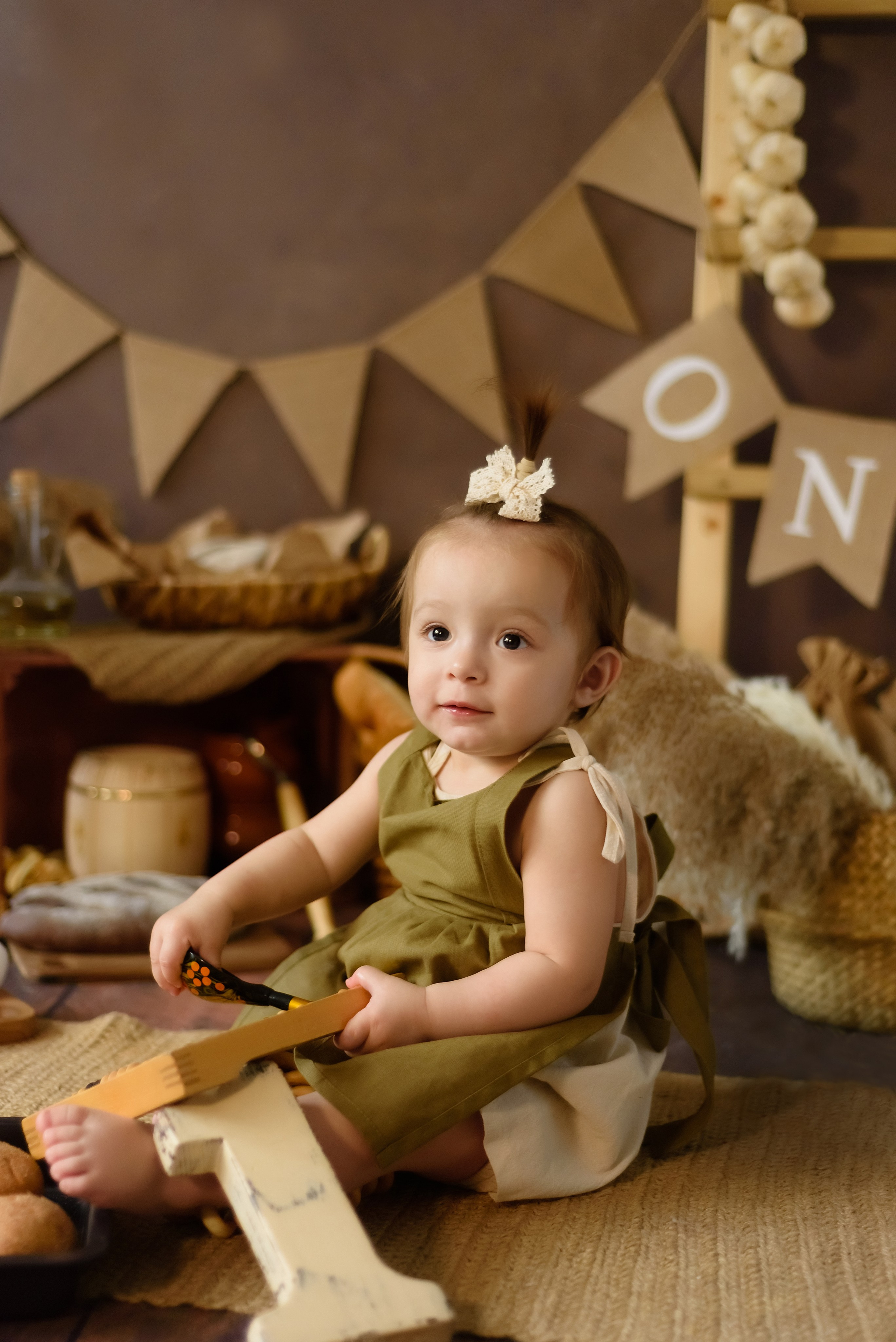 «Маленький пекарь» Дарина 1 годик. Детский Фотограф |Фотограф на годик в Брянске Ирина Романова