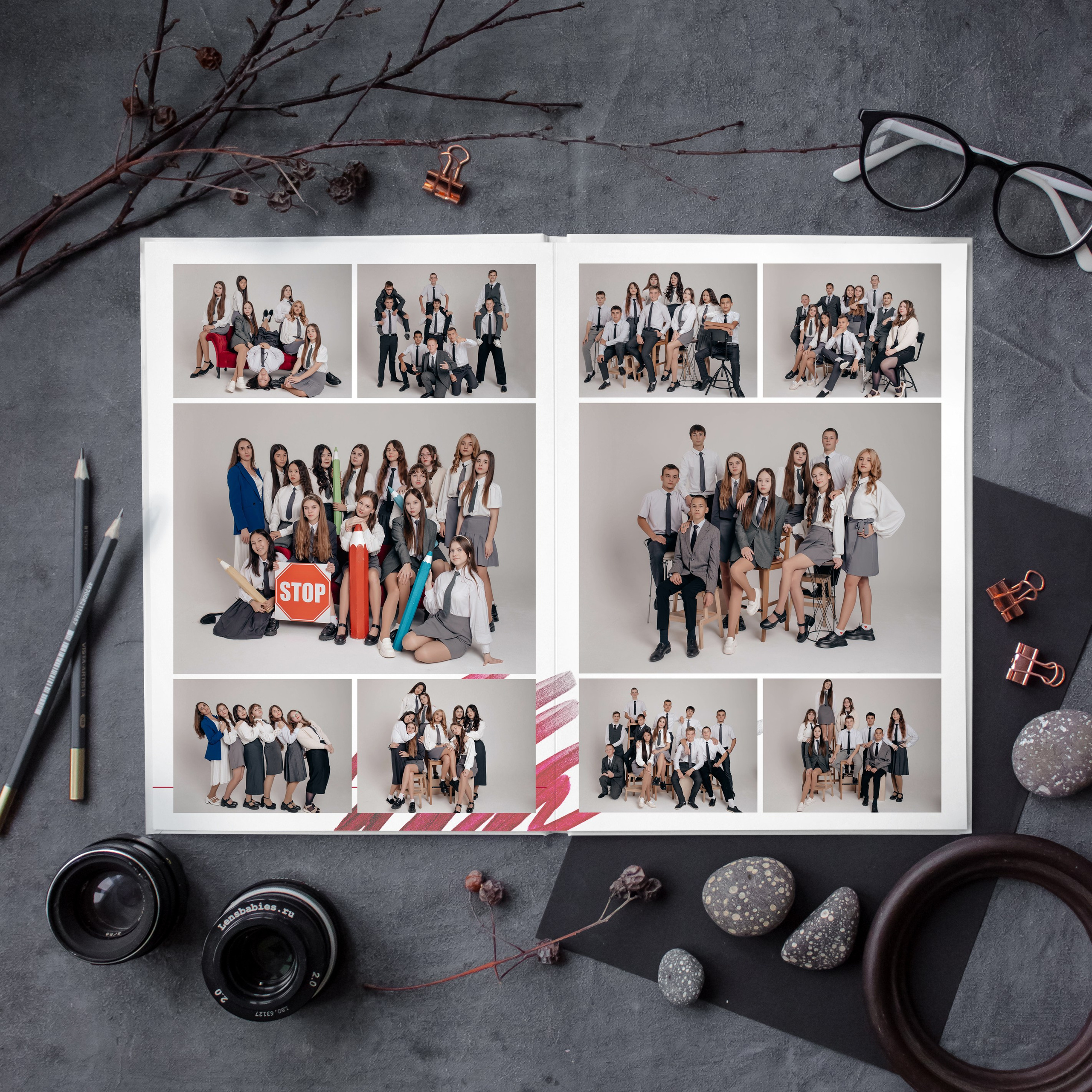 Глянец белый. Дизайнер fotokniga_ast