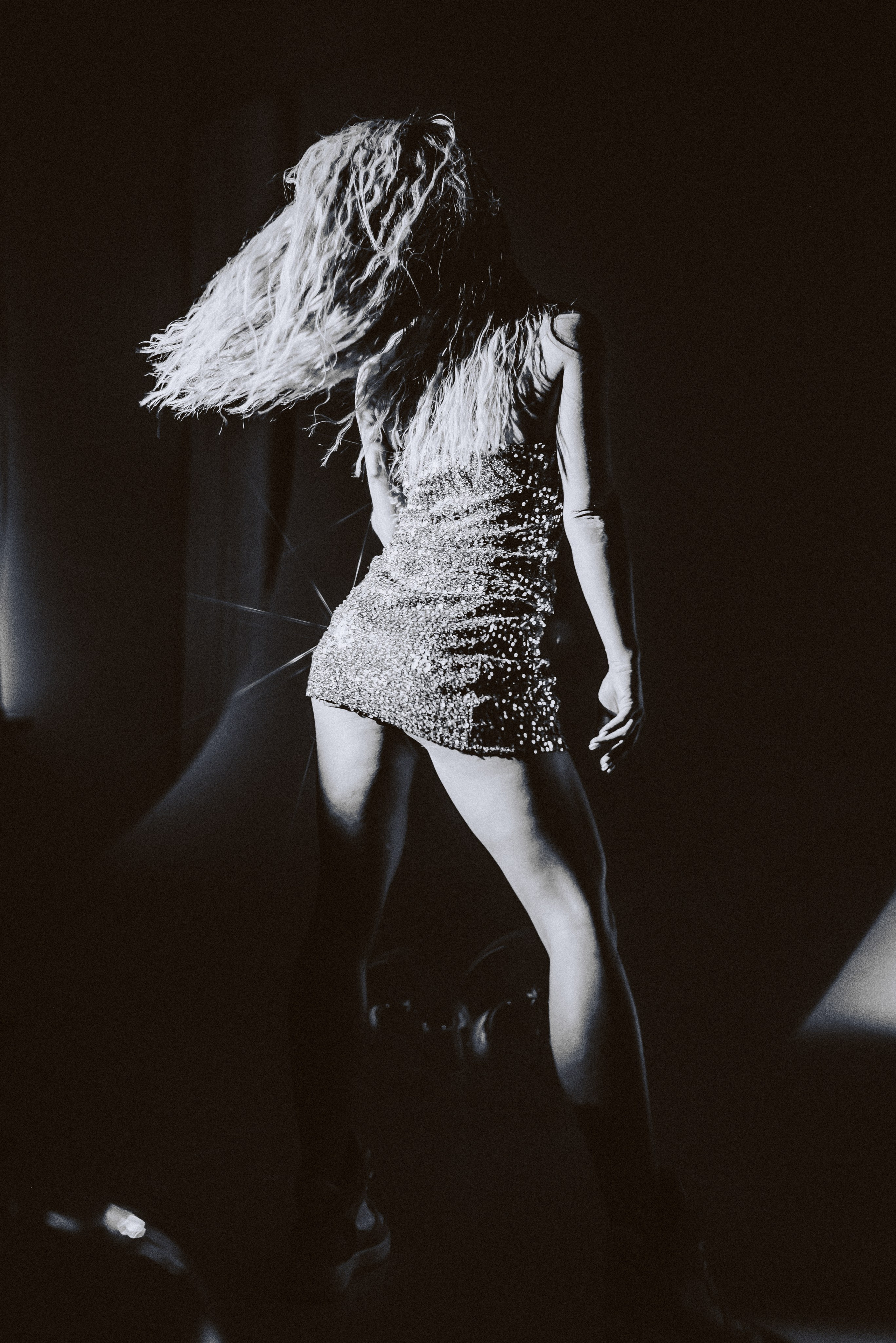 Фотосессия в студии с цветным светом