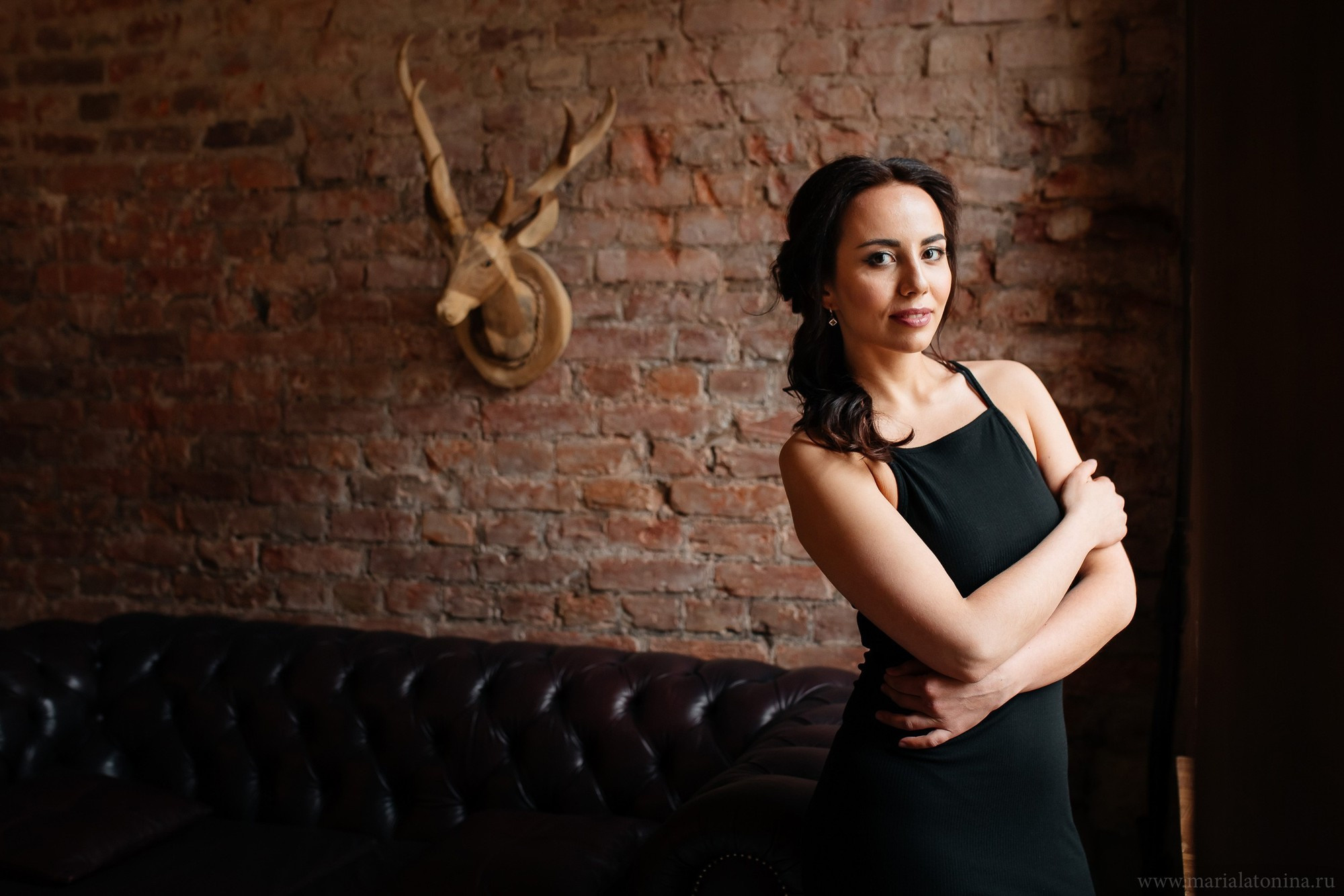 Даша в фотостудии