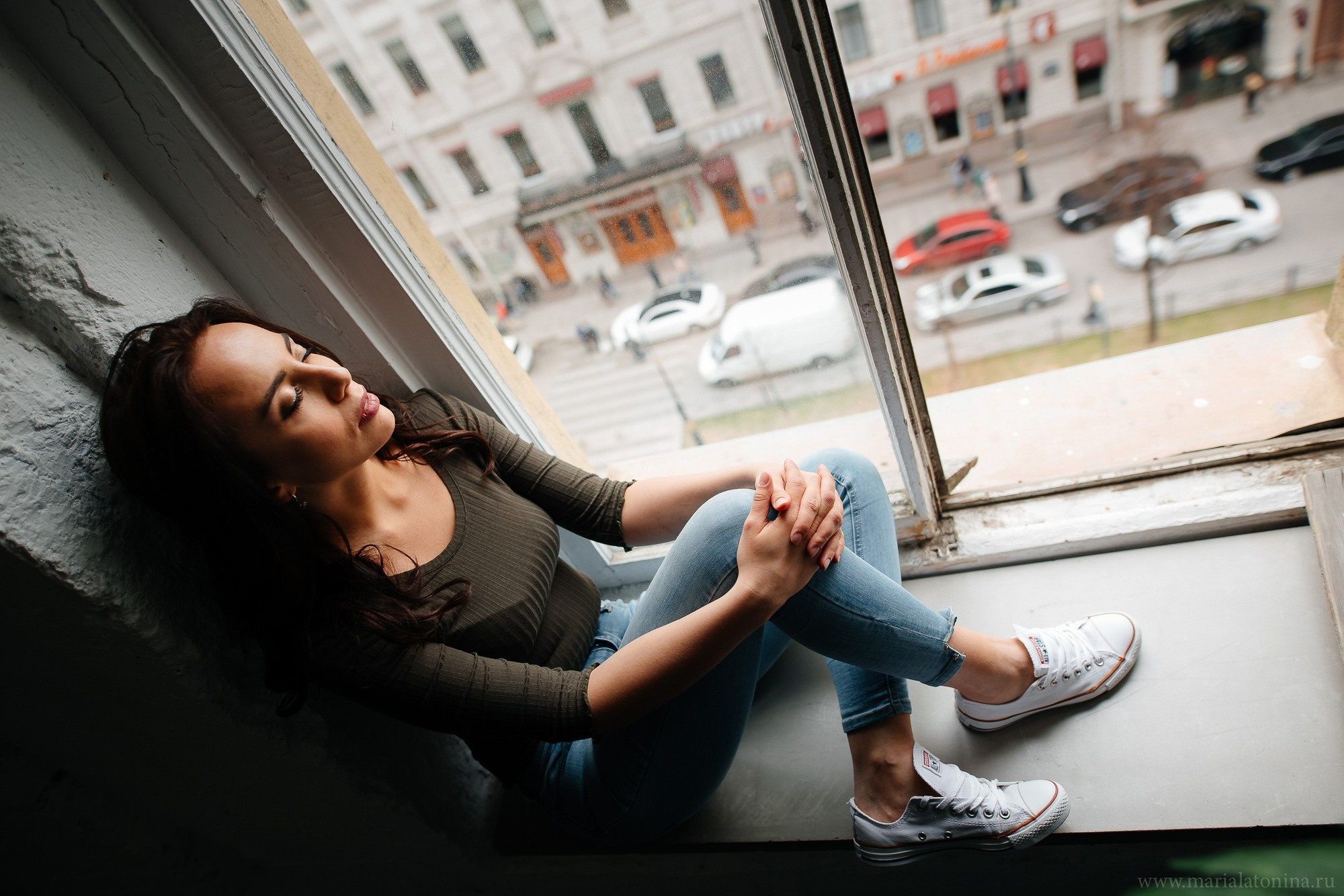 Даша в фотостудии