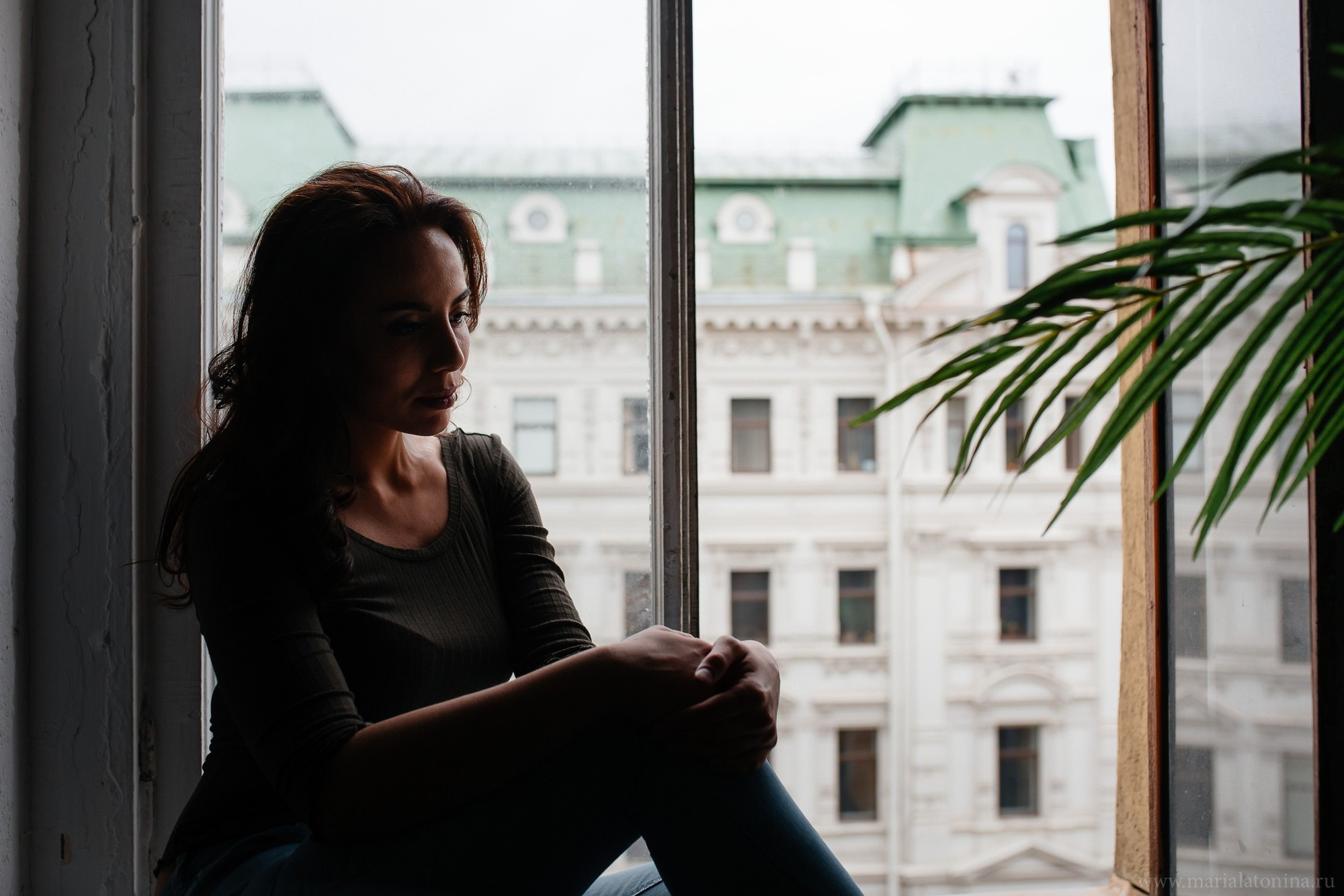 Даша в фотостудии