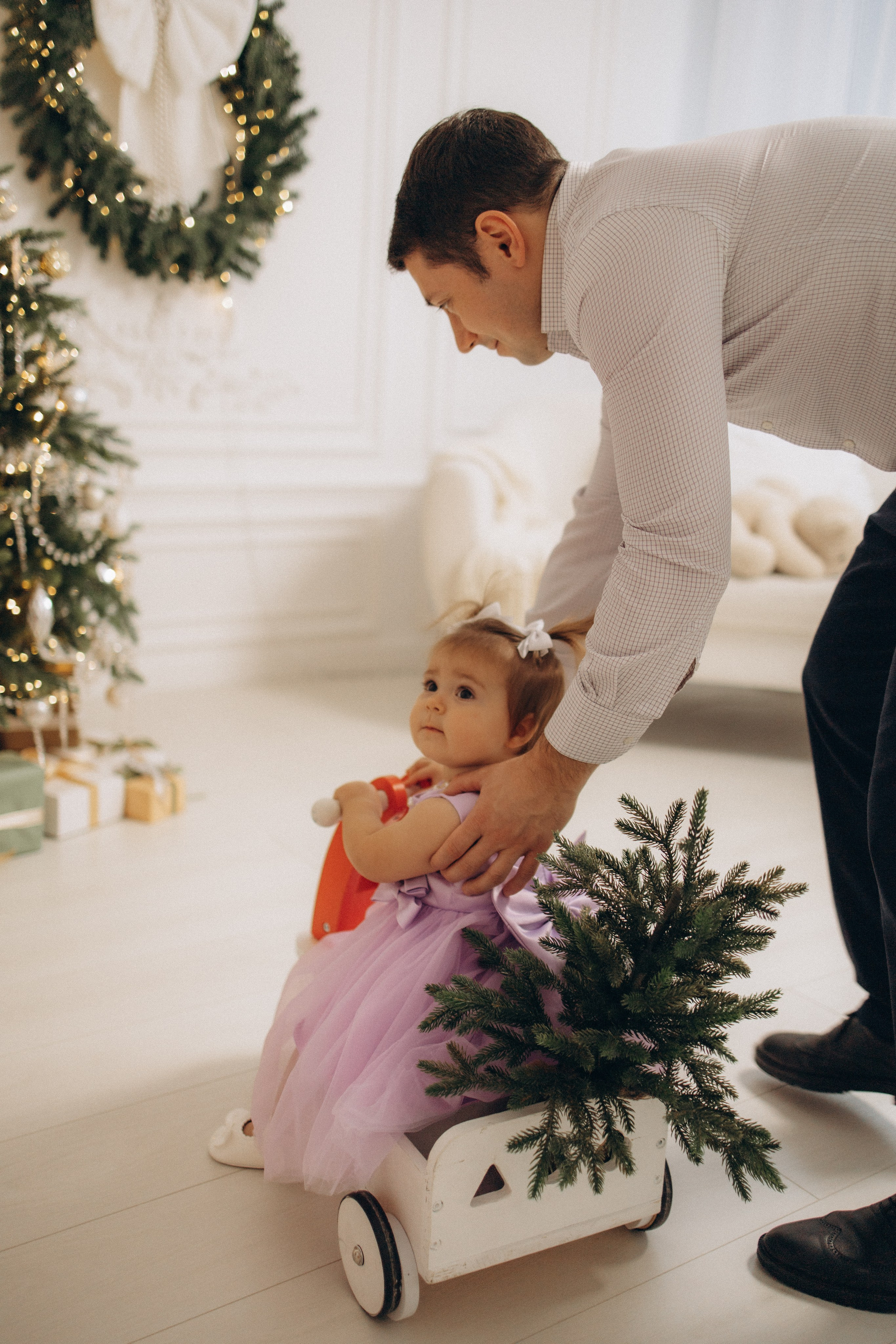Новый год маленькой Анечки. Семейный фотограф в Москве Анастасия Шалда