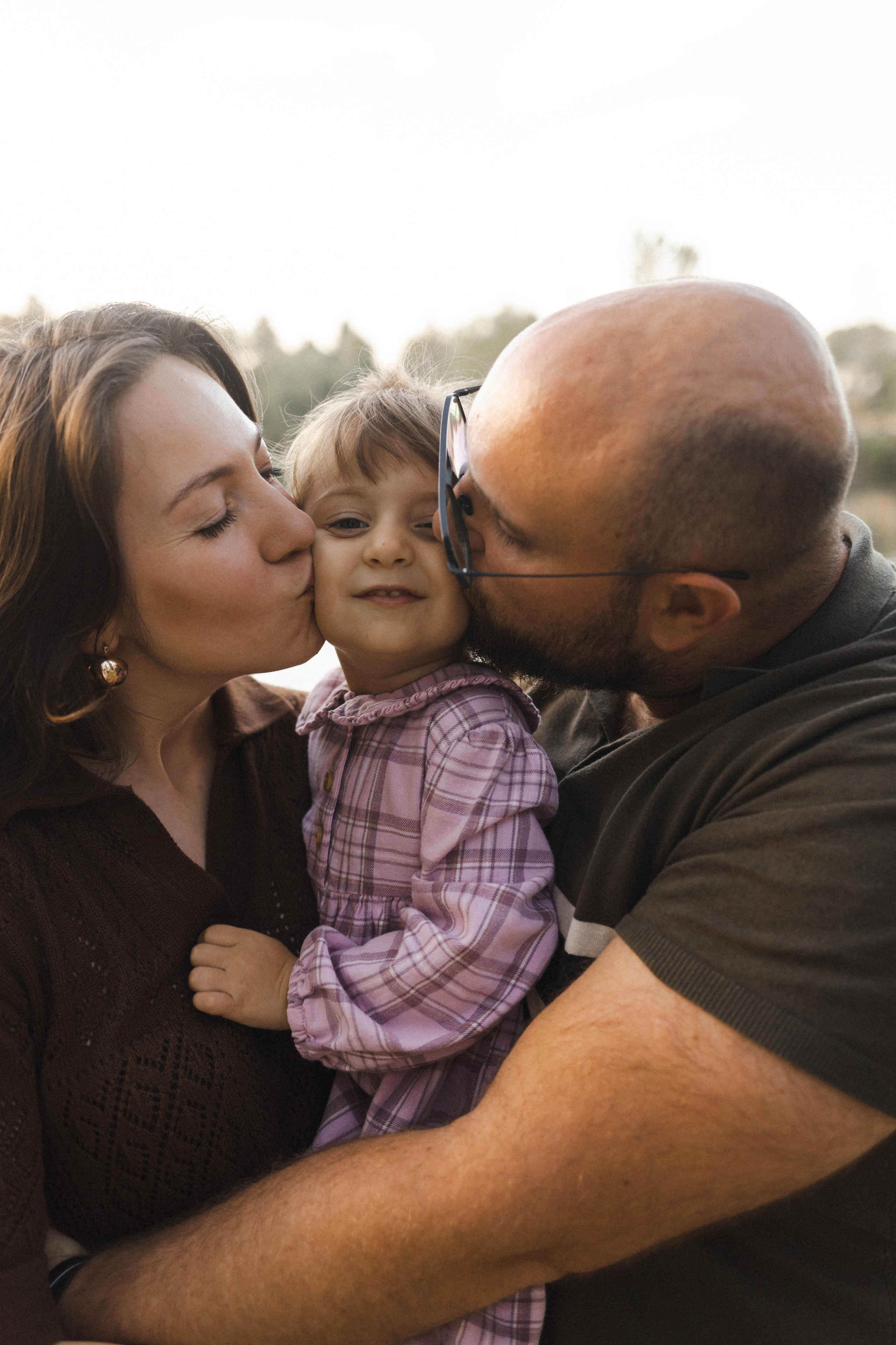 Кирилл, Галя и Бэлла. Семейный фотограф в Москве