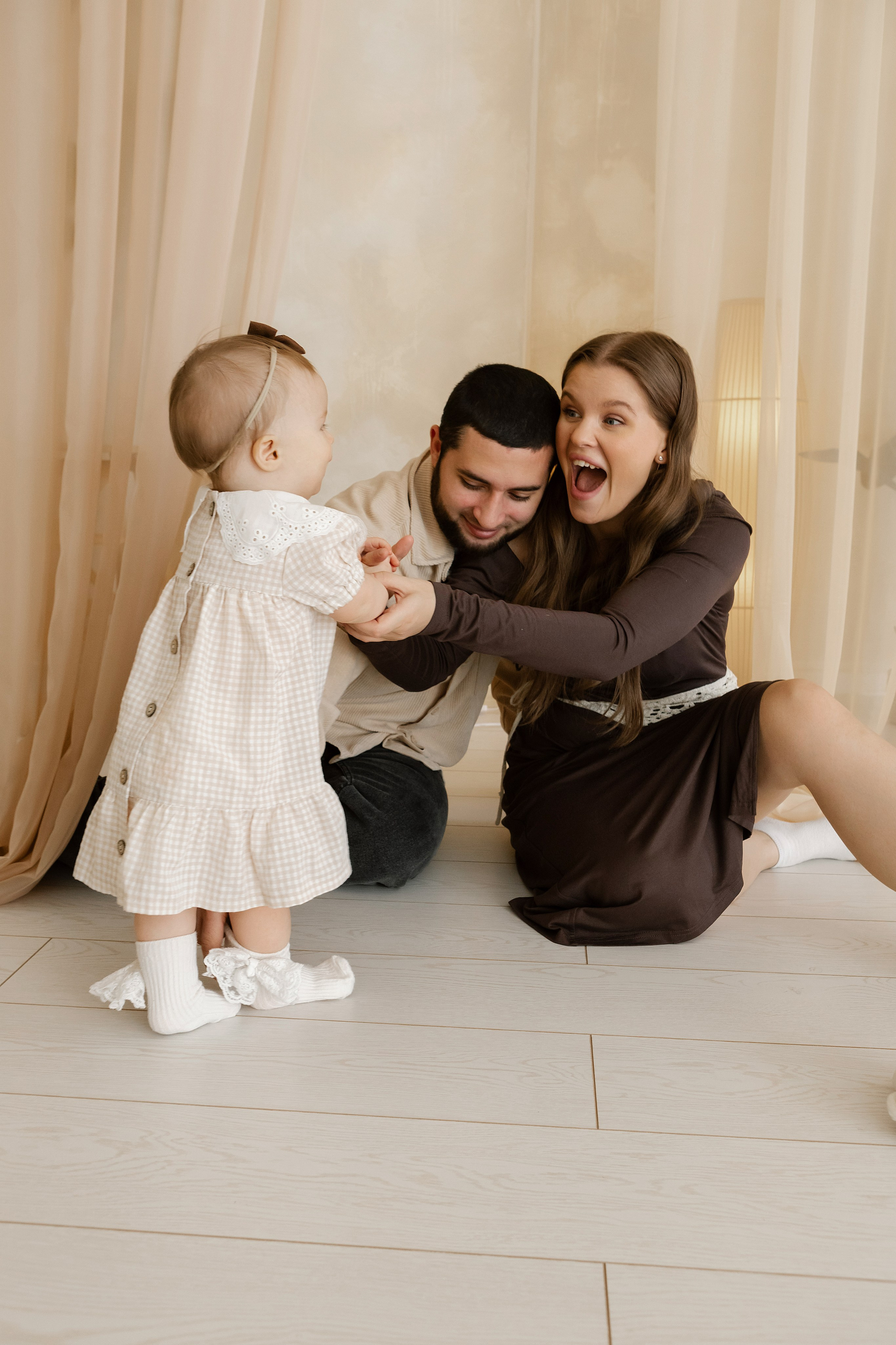 Алина с семьёй. Фотограф Лесозаводск/Хабаровск