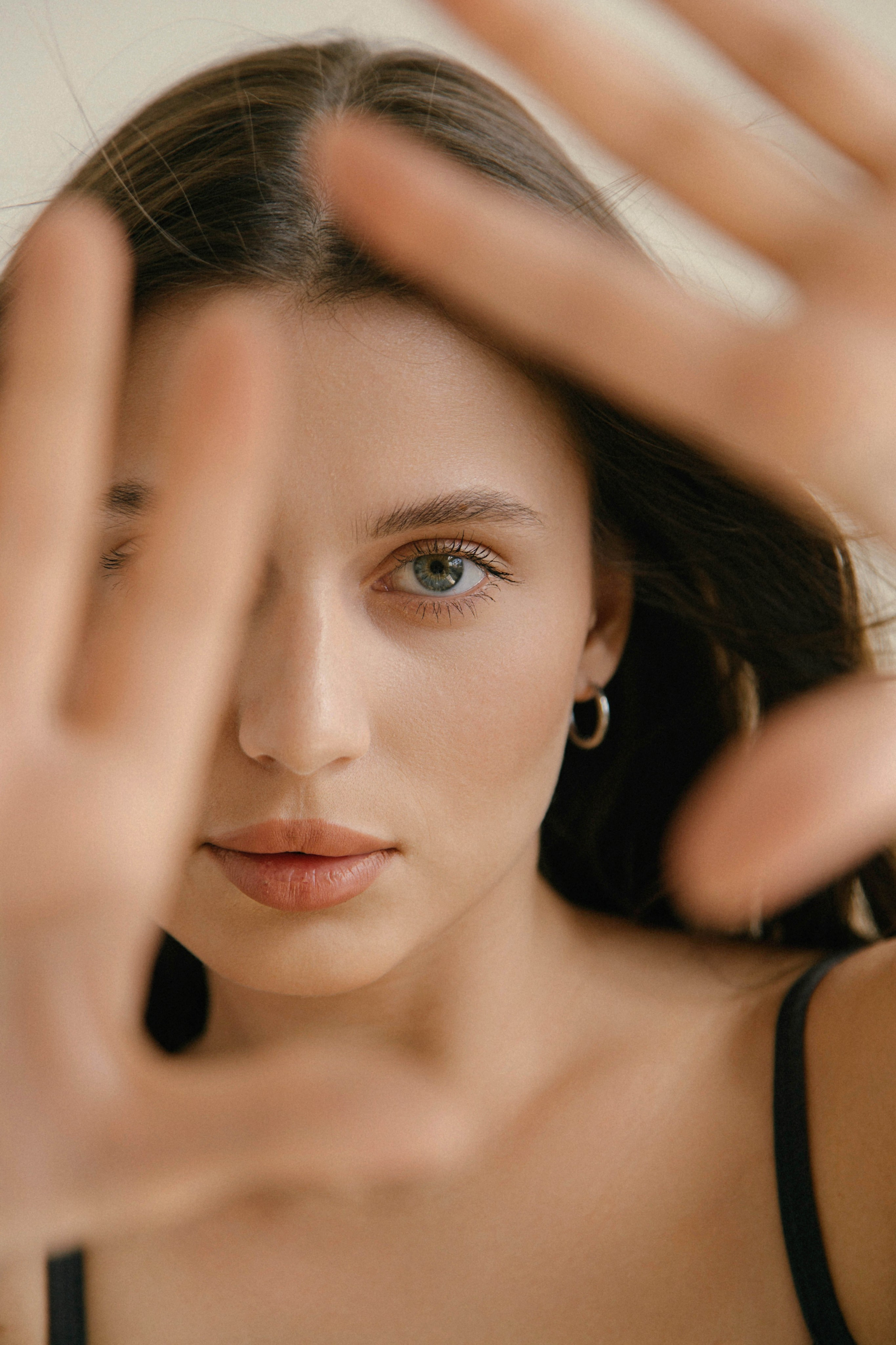 Ксюша. Минимализм, портреты в студии. Фотограф Ксения Третьякова, Санкт-Петербург