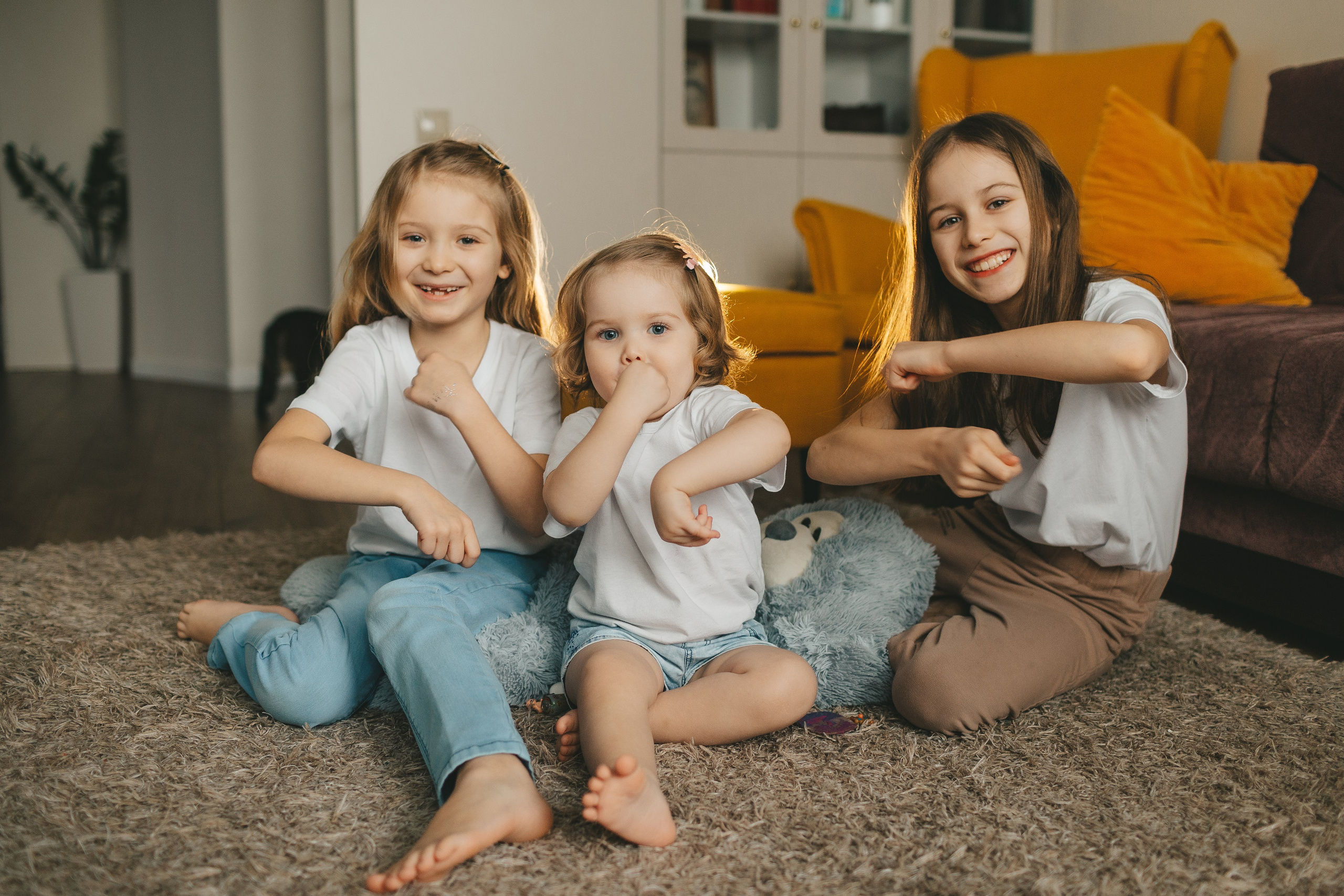 Семья Пети и Алёны (домашняя фотосессия). Семейный и детский фотограф и видеограф в Москве, Дрокина Наталья