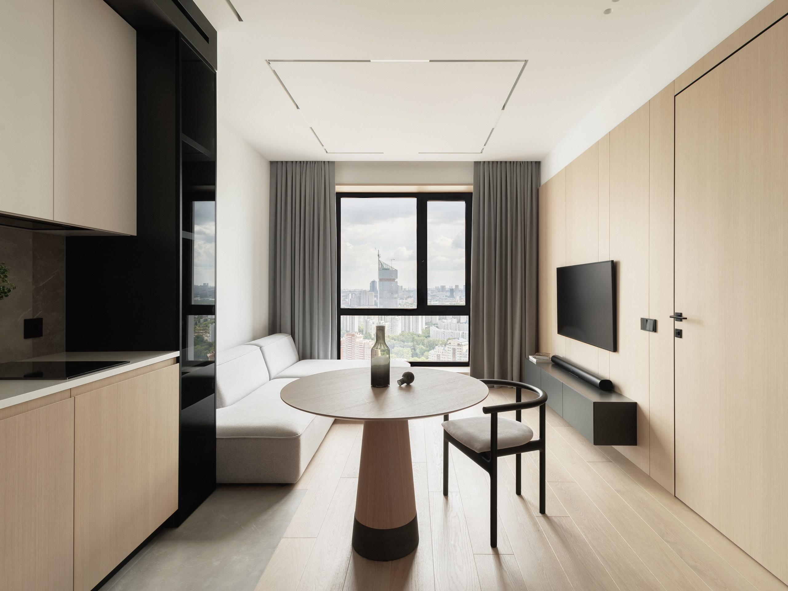 Apartment of 42 sq.m in the residential complex Wellton Towers. Commercial photographer | Anton Ermakov