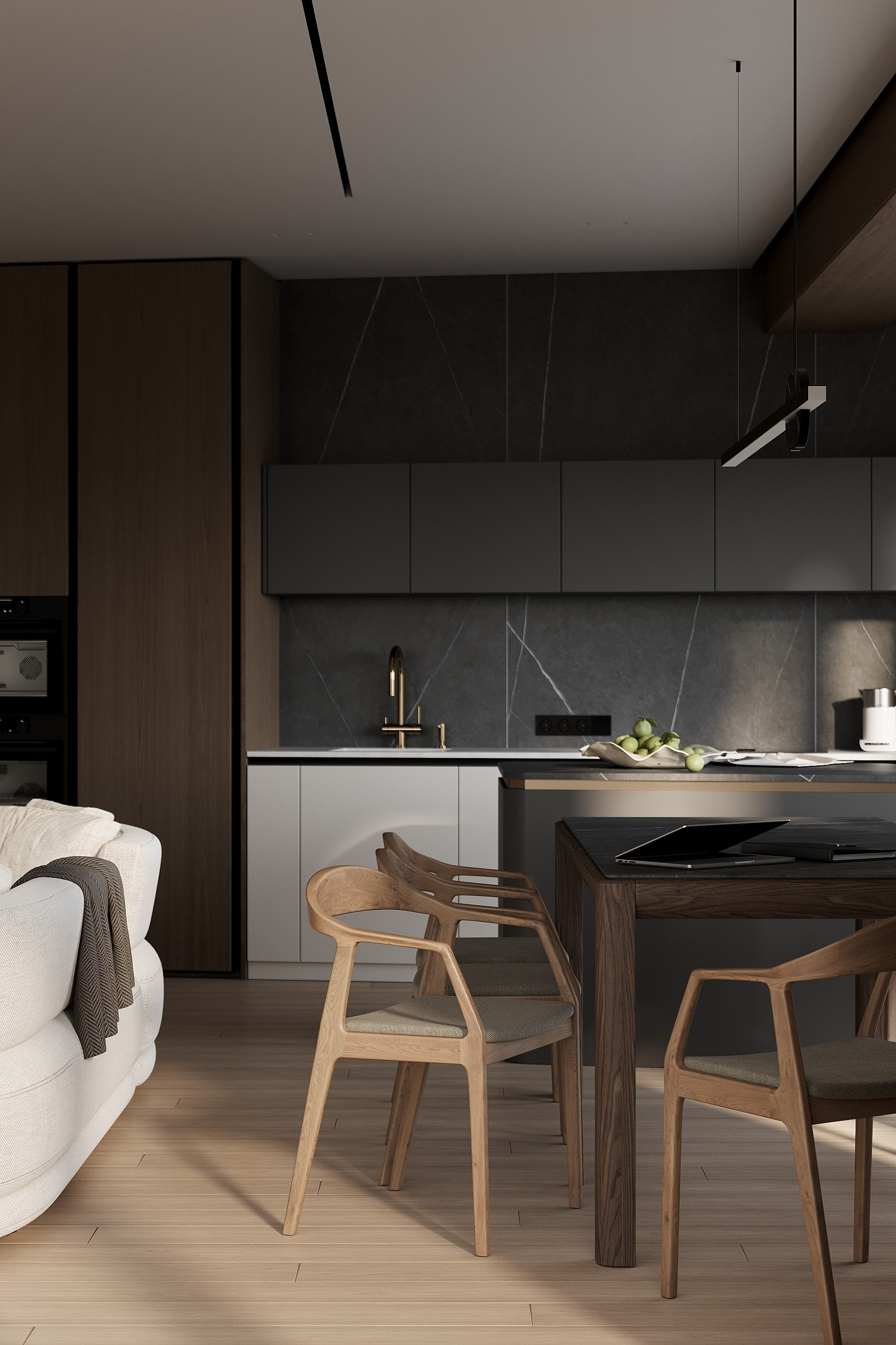 ЖК Sky House. Студия дизайна интерьера mono moon в Москве