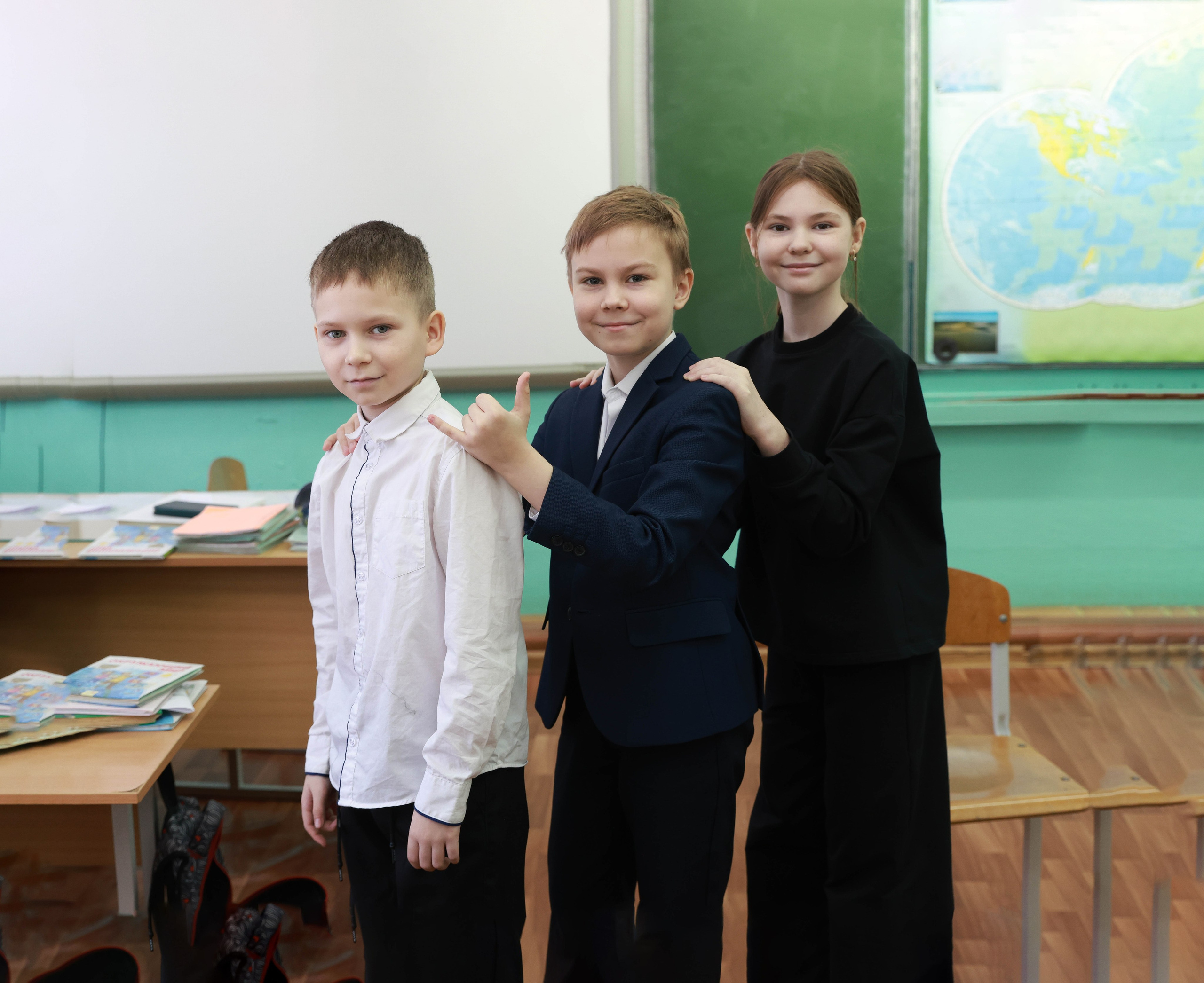 Школьники. Мультифотограф Динара Ахмедзянова