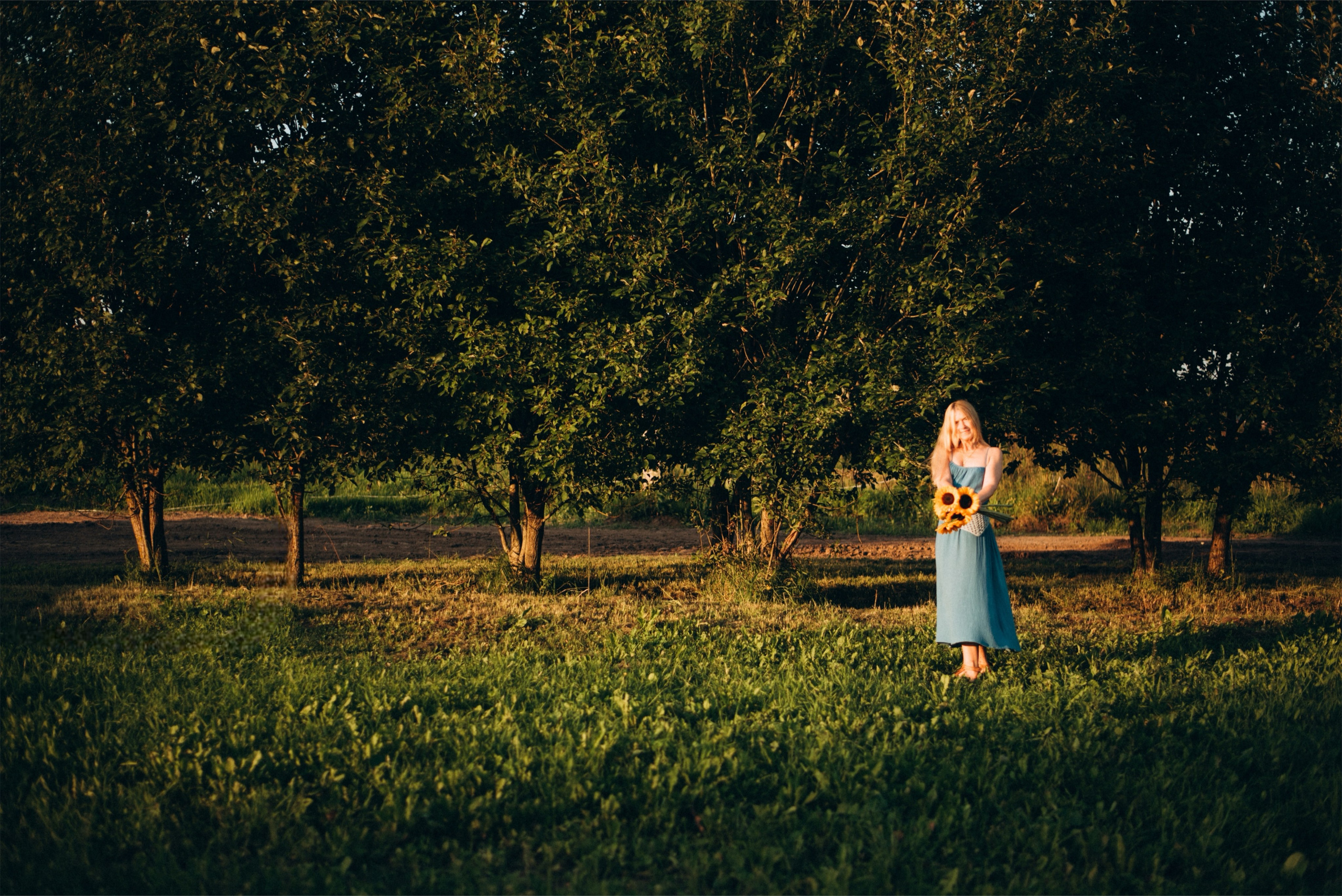 Анна подсолнухи. Фотограф про жизнь. Сергиев Посад, Мск