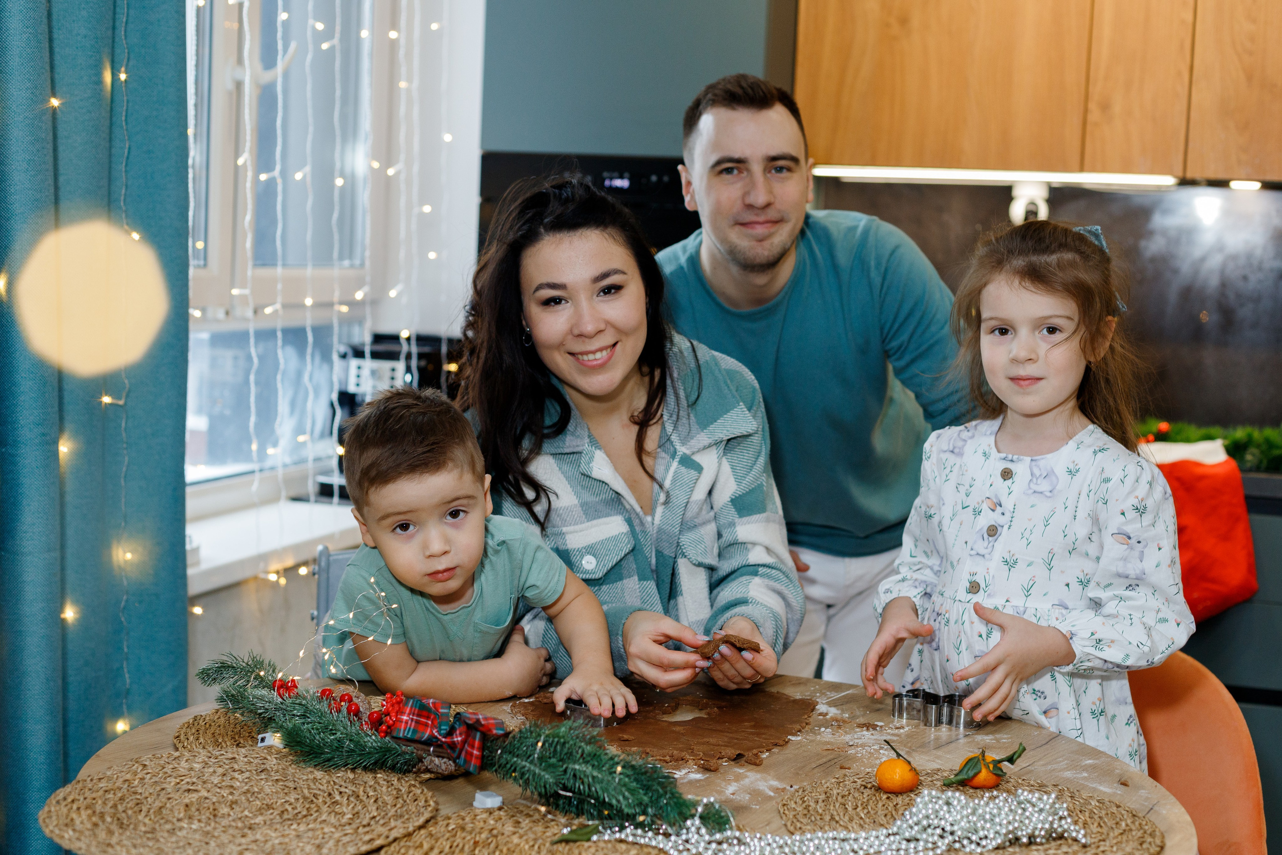 Предновогодняя домашняя фотосессия. Фотограф Александра Сыщенко