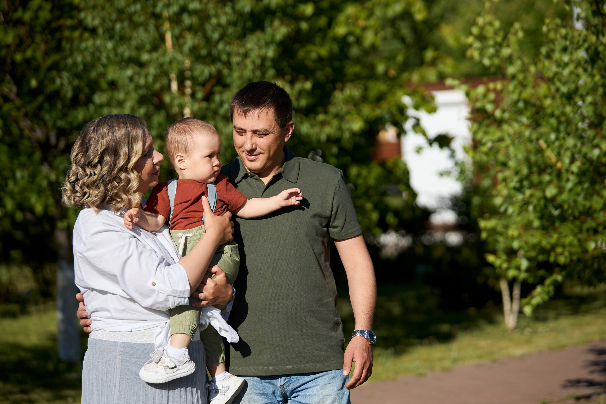Семейная прогулка в Александровском саду. Свадебный и семейный фотограф в Ульяновске Орешина Елена
