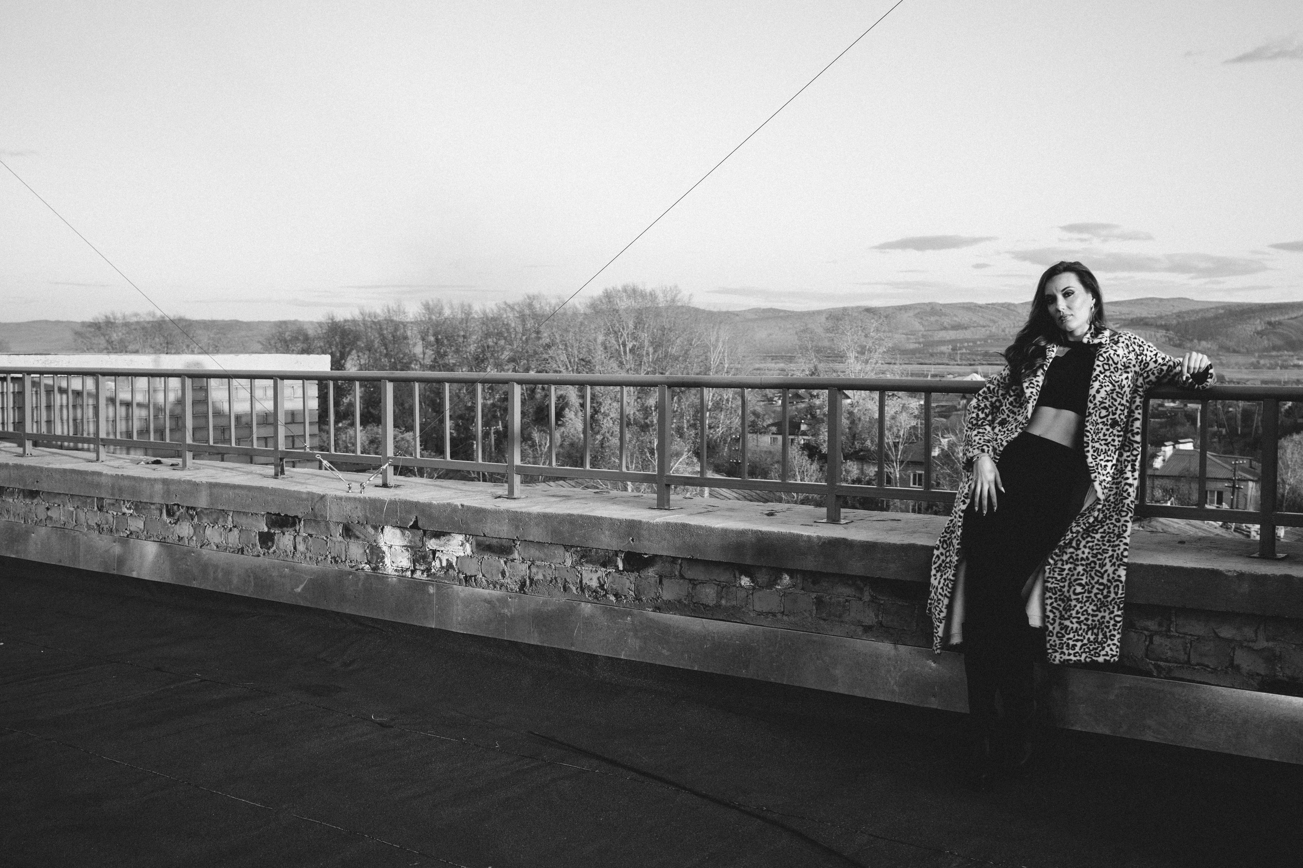 Катя на крыше. Фотограф Нестратенко Станислав г. Шилка, г. Чита