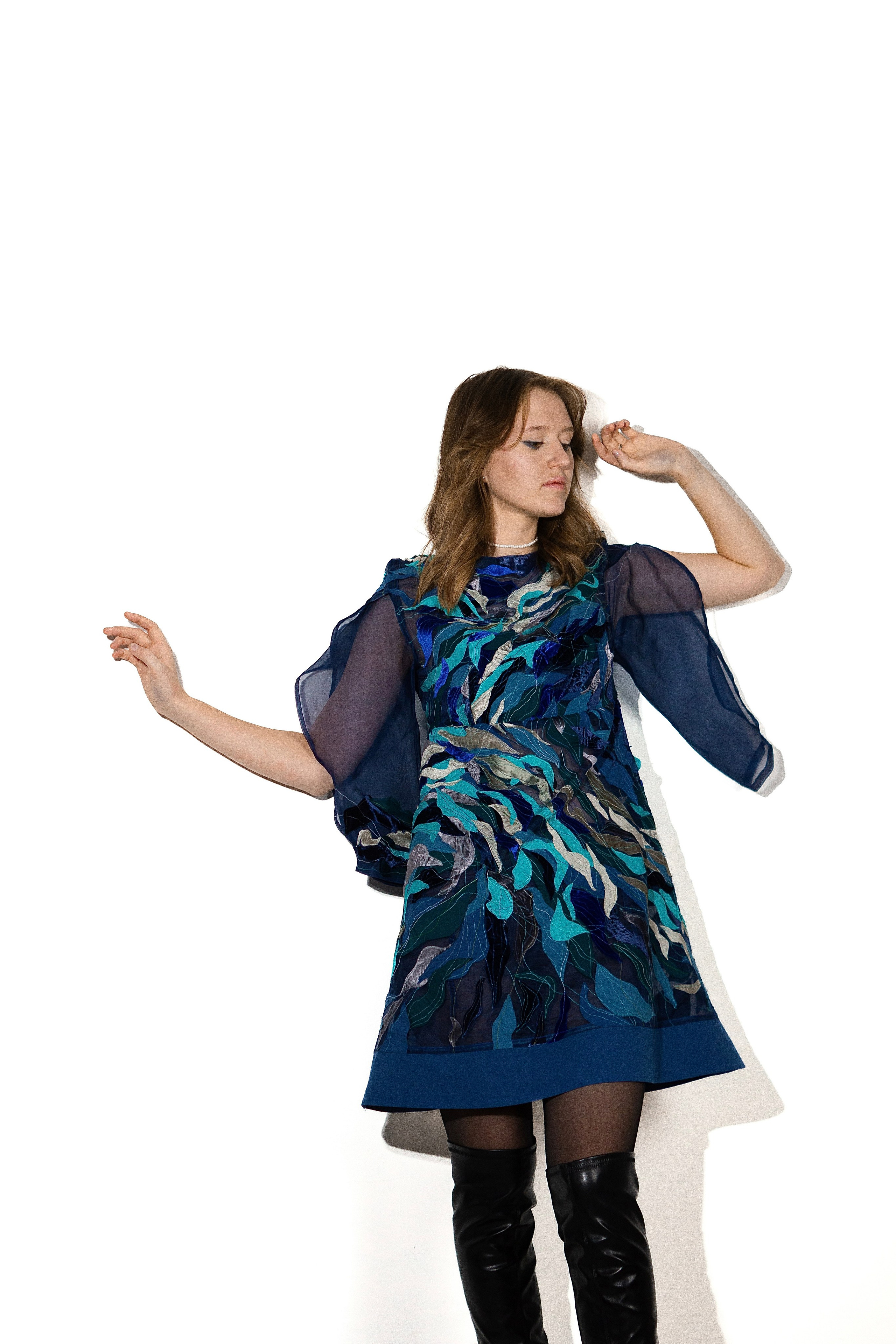 Съёмка дизайнерского платья. Женский фотограф Омск, Екатерина Петрова